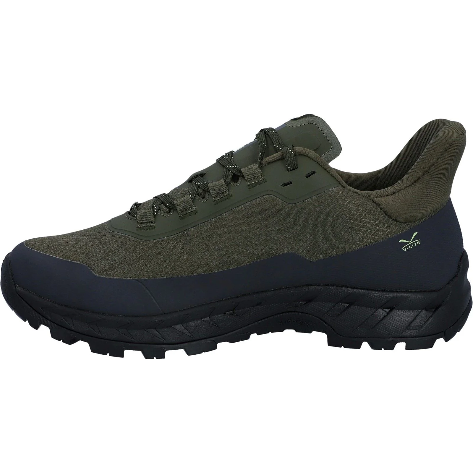 Hi-Tec Mens ALTITUDE LITE WP Shoe Olive Night/Charcoal Grey/Lime - Image 2