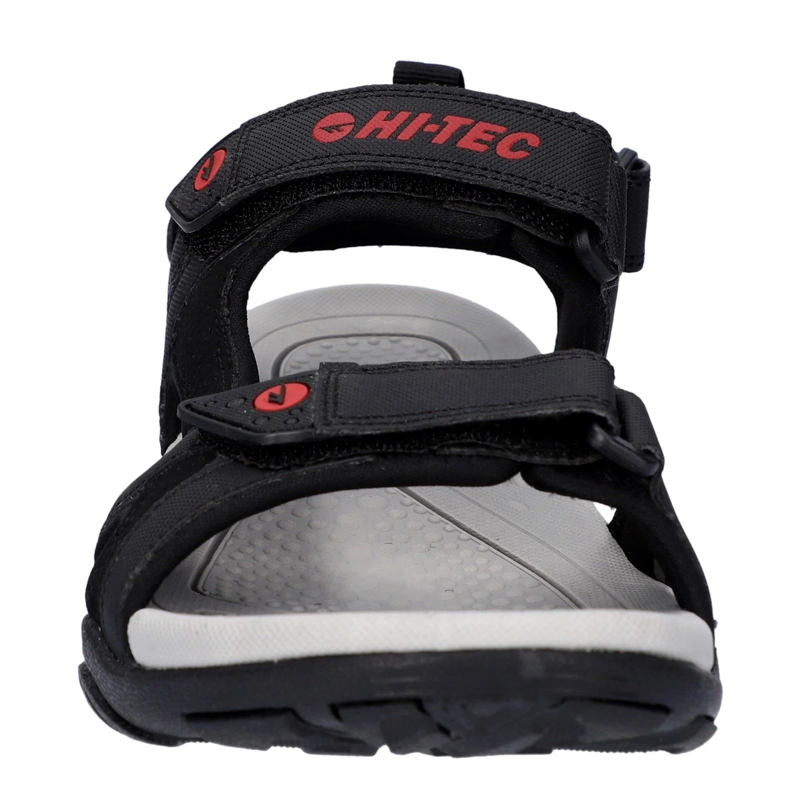 Hi-Tec Mens Crater Sandal Black/Grey/Red - Image 4