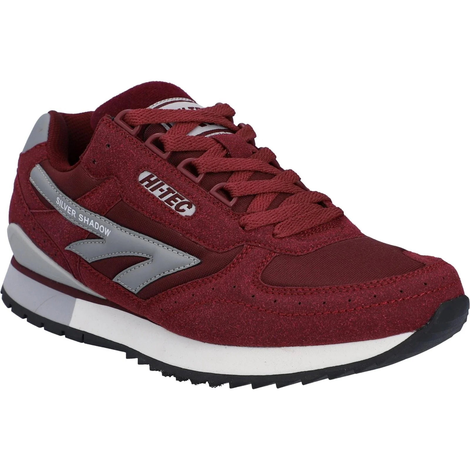 Hi-Tec Mens Silver Shadow Shoes Cherry - Image 5