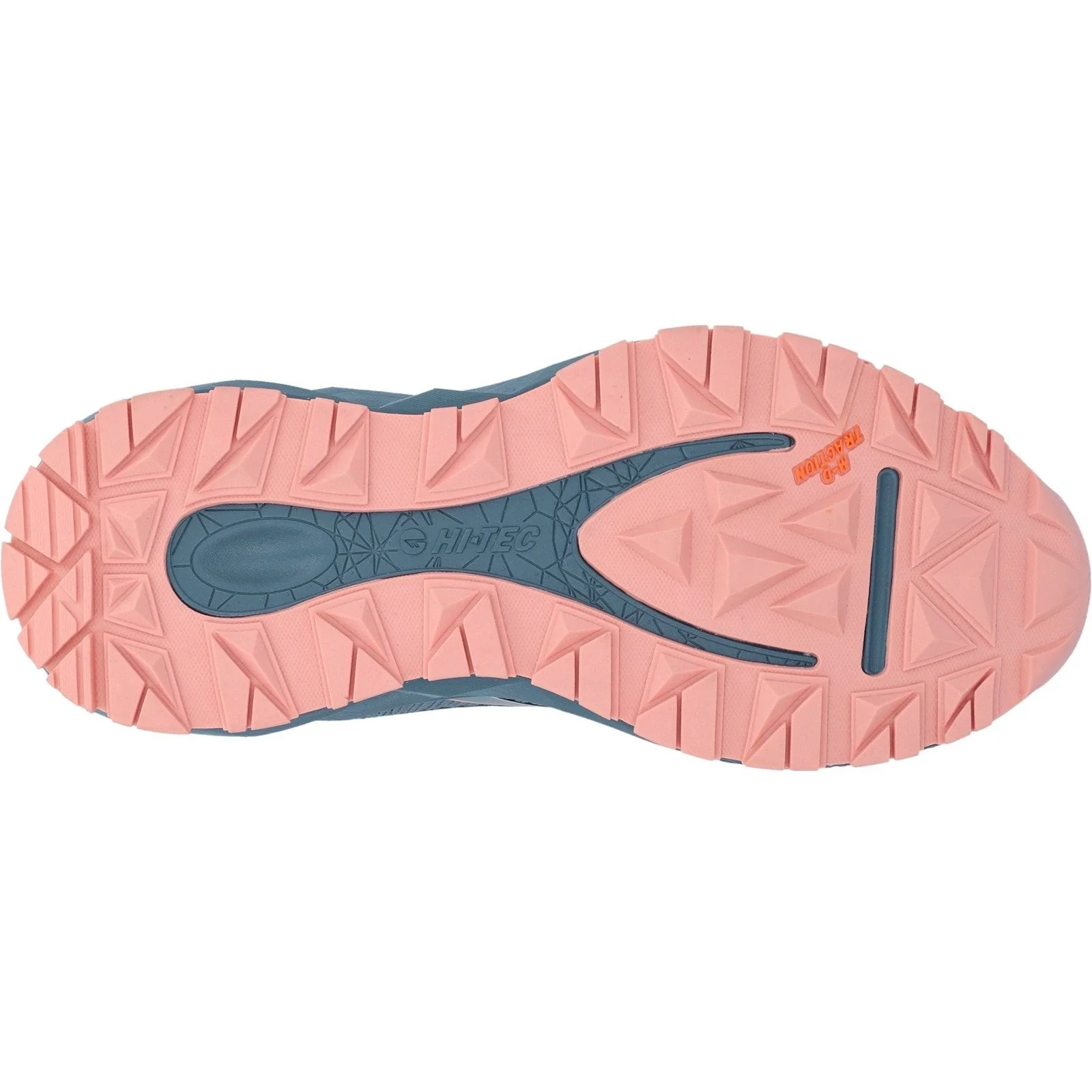 Hi-Tec Womens Geo Nakuru Trainers Flintstone/Coral - Image 3
