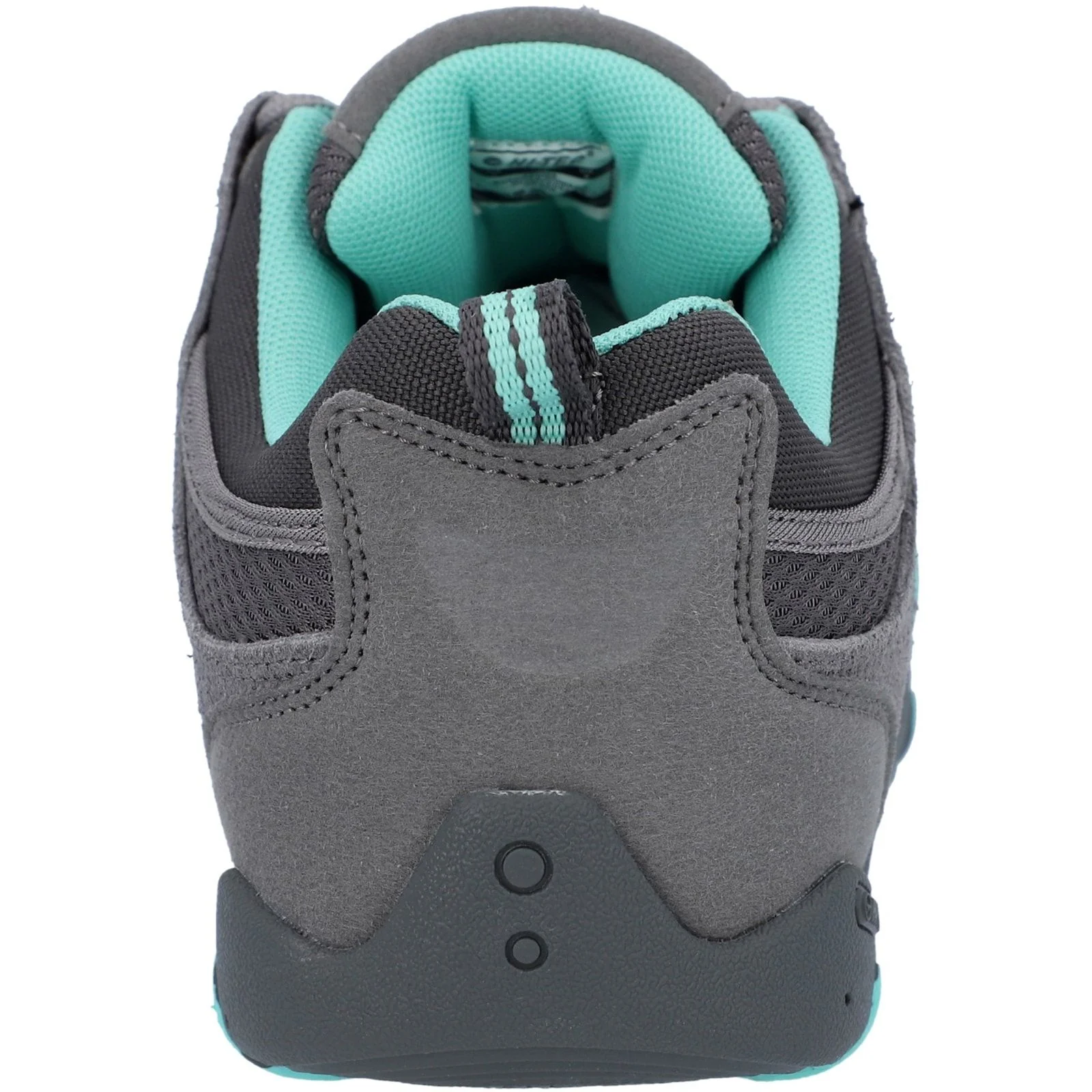 Hi-Tec Womens Quadra II Shoes Grey/Mint - Image 4