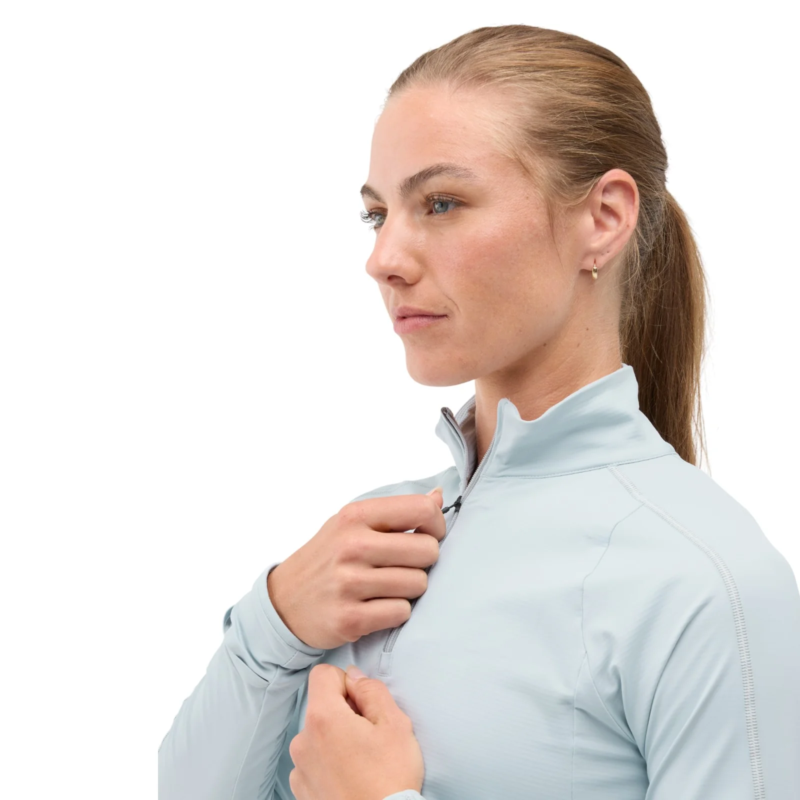 HOKA GlideTech Womens Road Running Quarter-Zip - Image 3