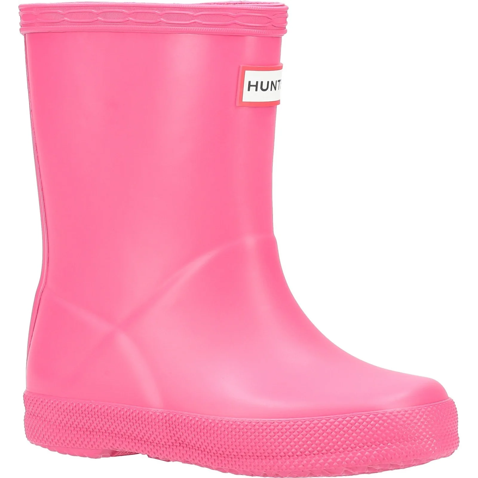 Hunter Infant Kids Kids First (Matte) Wellington Bright Pink