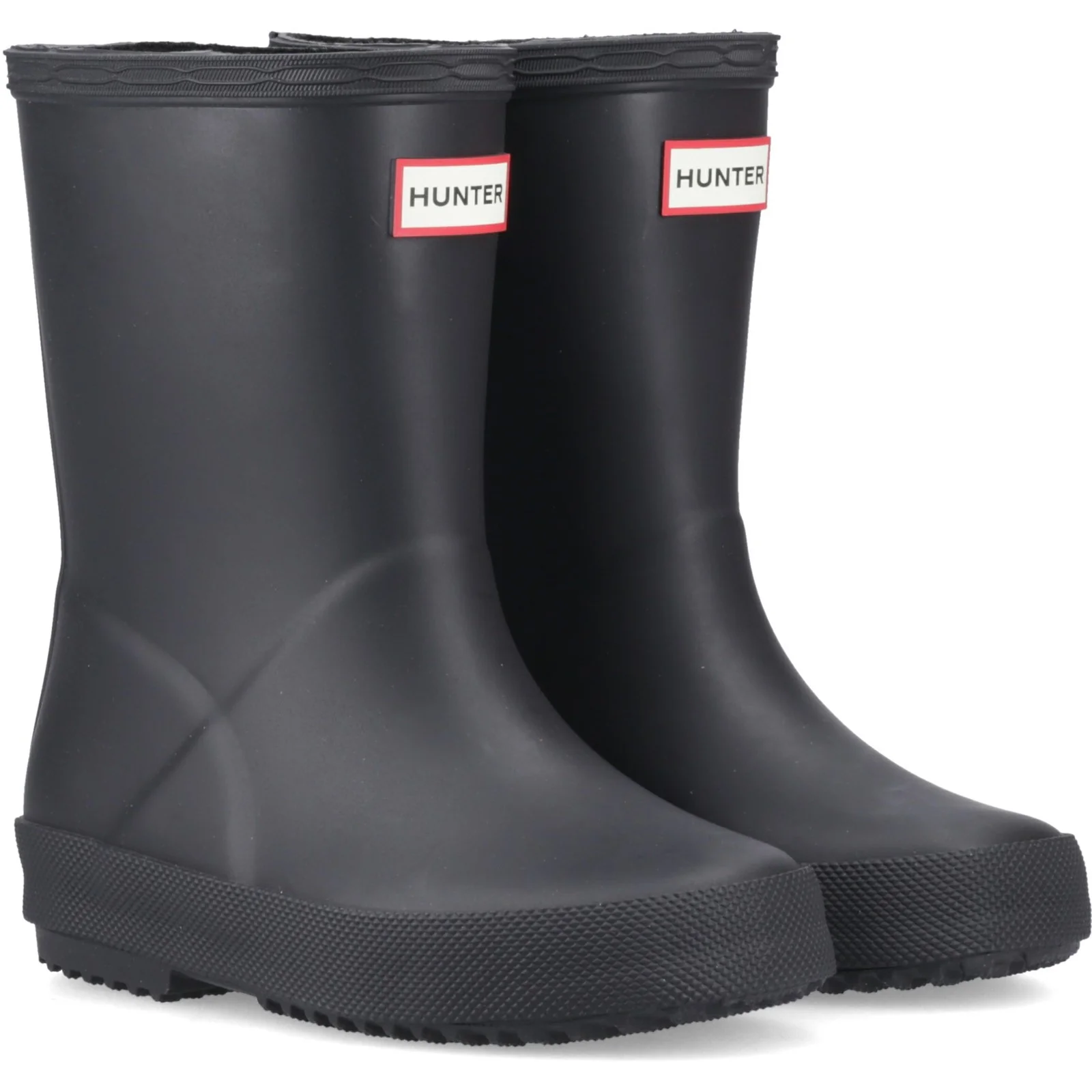 Hunter Junior Kids Kids First (Matte) Wellington Black