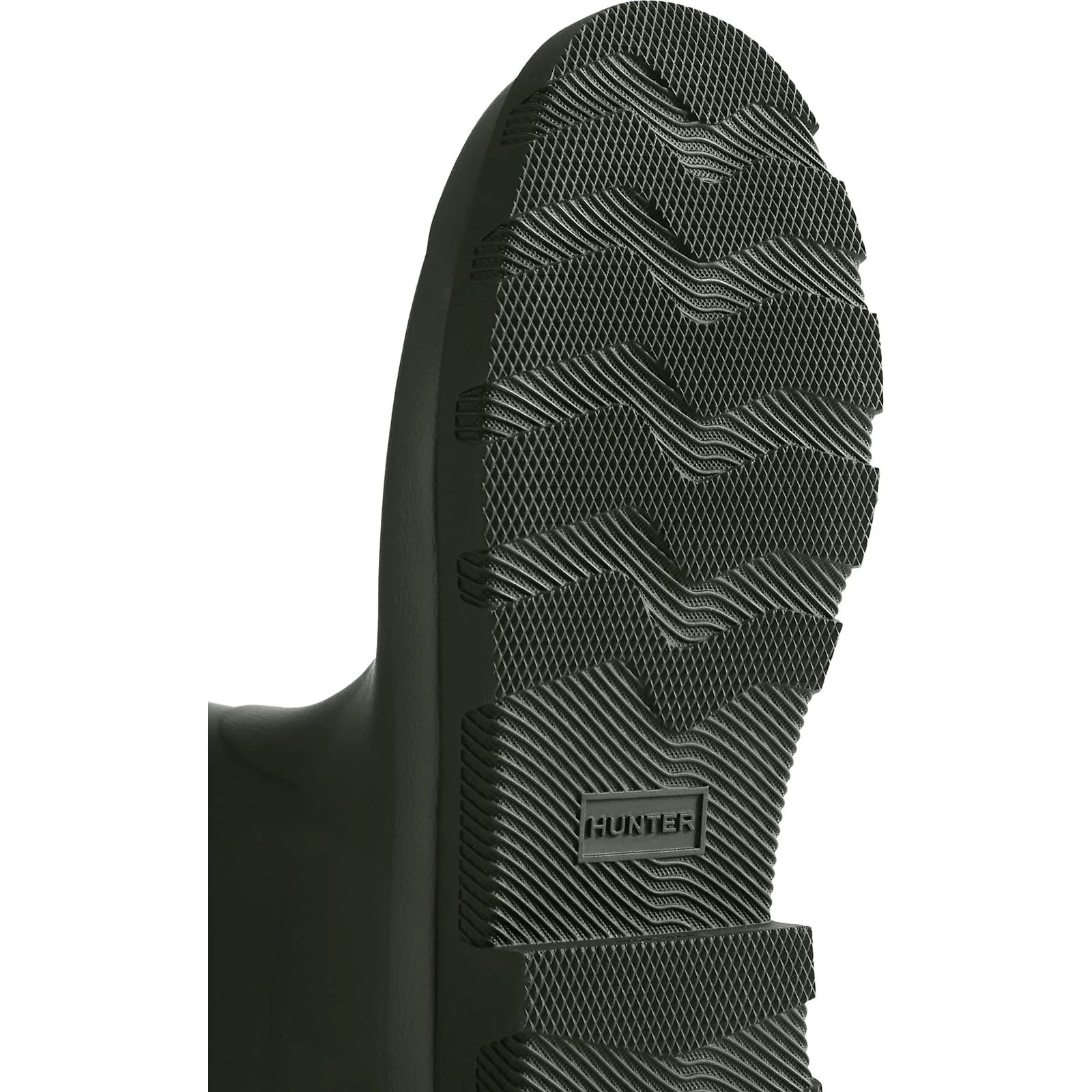 Hunter Mens Downpour Adjustable Boot Dark Olive/Black - Image 2