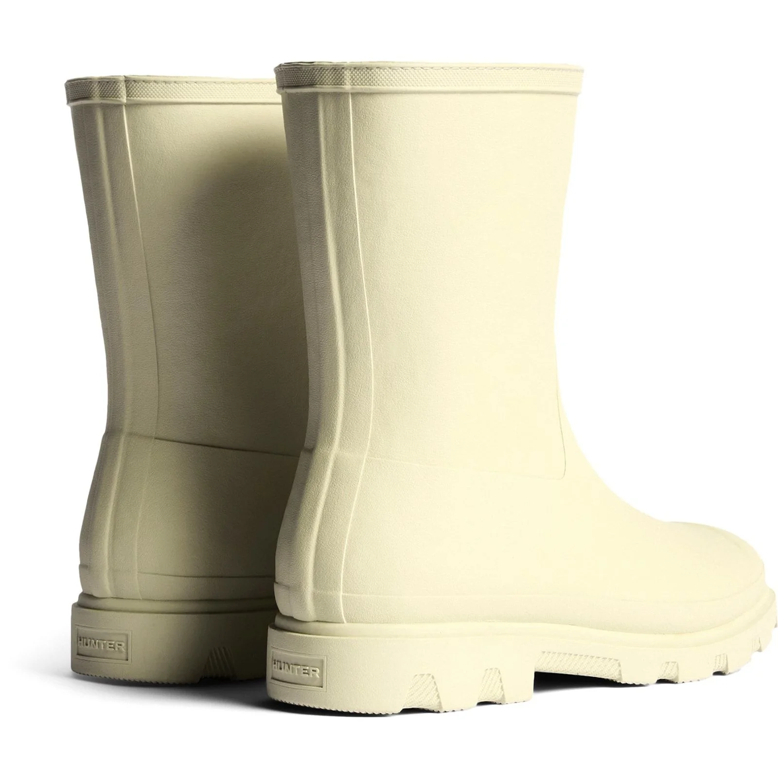 Hunter Mens Downpour Short Insulated Boot Gravel - Image 3