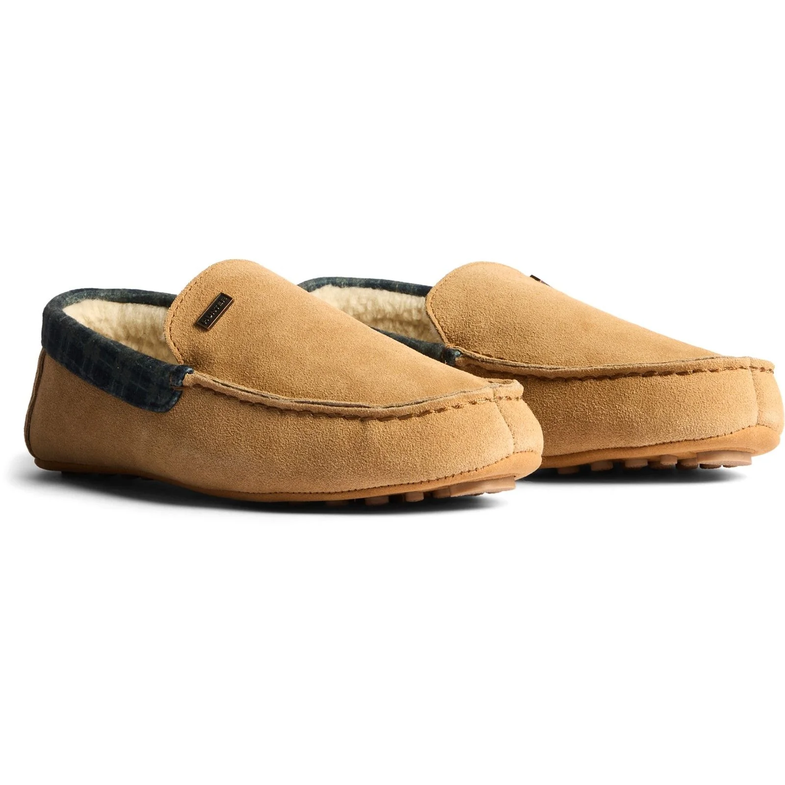 Hunter Mens Moccassin Slipper Biscuit - Image 5