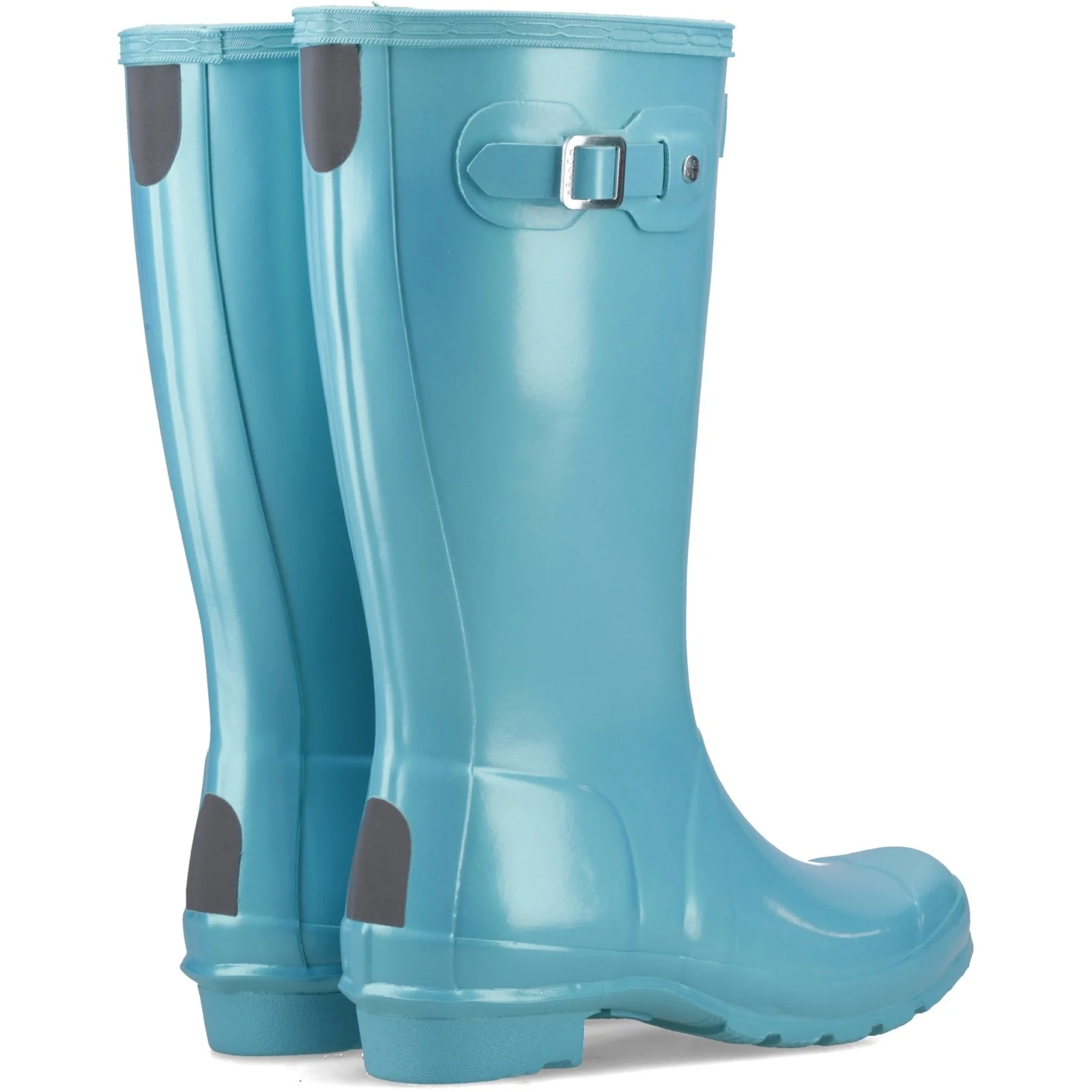 Hunter Original Nebula Junior Kids Wellingtons Pool Blue - Image 3