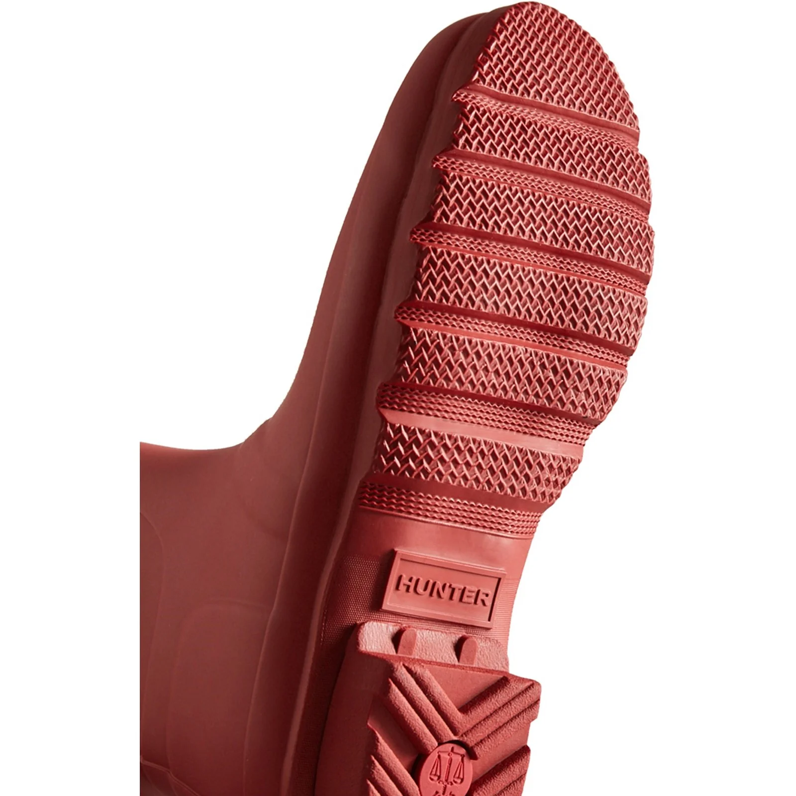 Hunter Womens Original Short Wellington Boots RED - Image 3