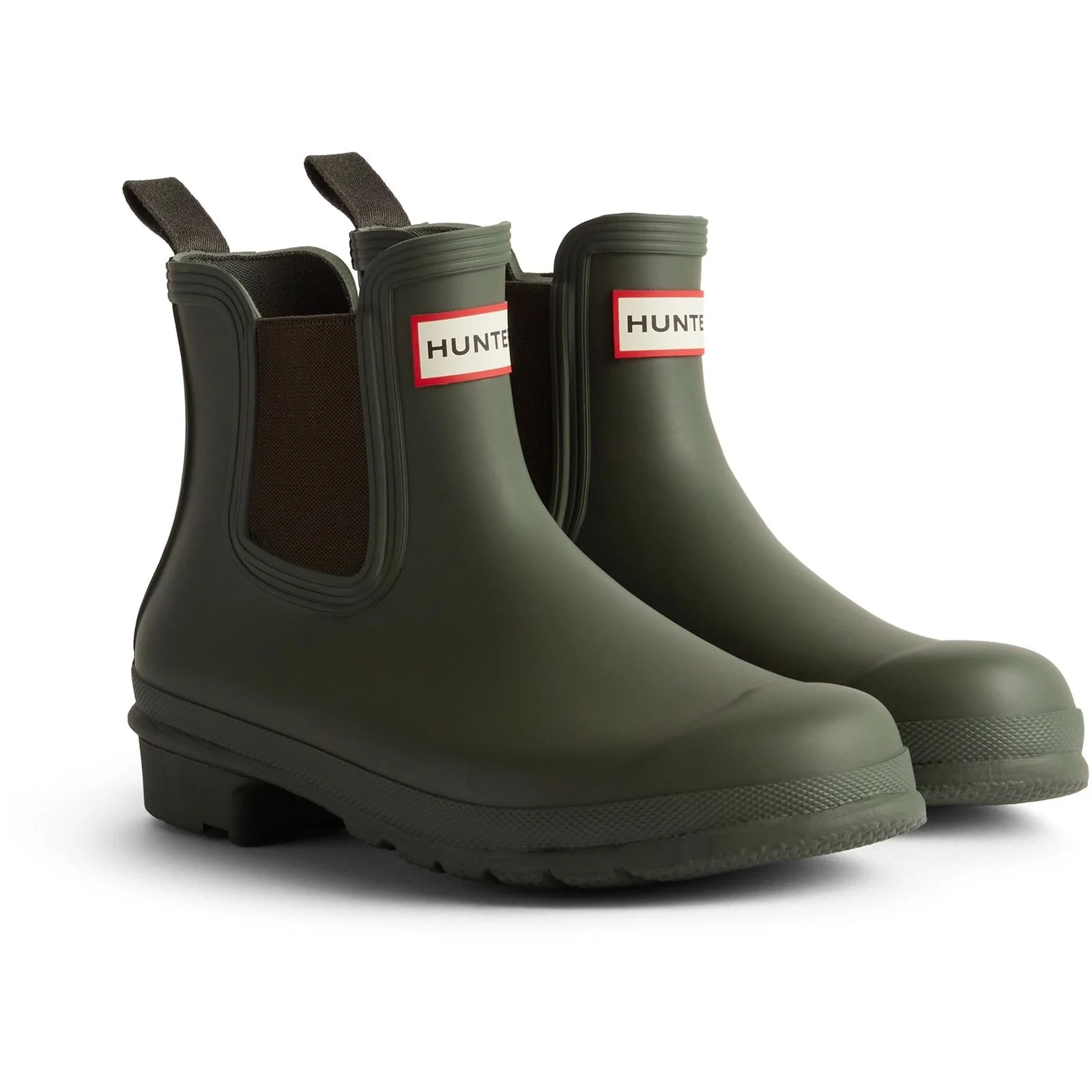 Hunter Womens Original Chelsea Boot Dark Olive - Image 4