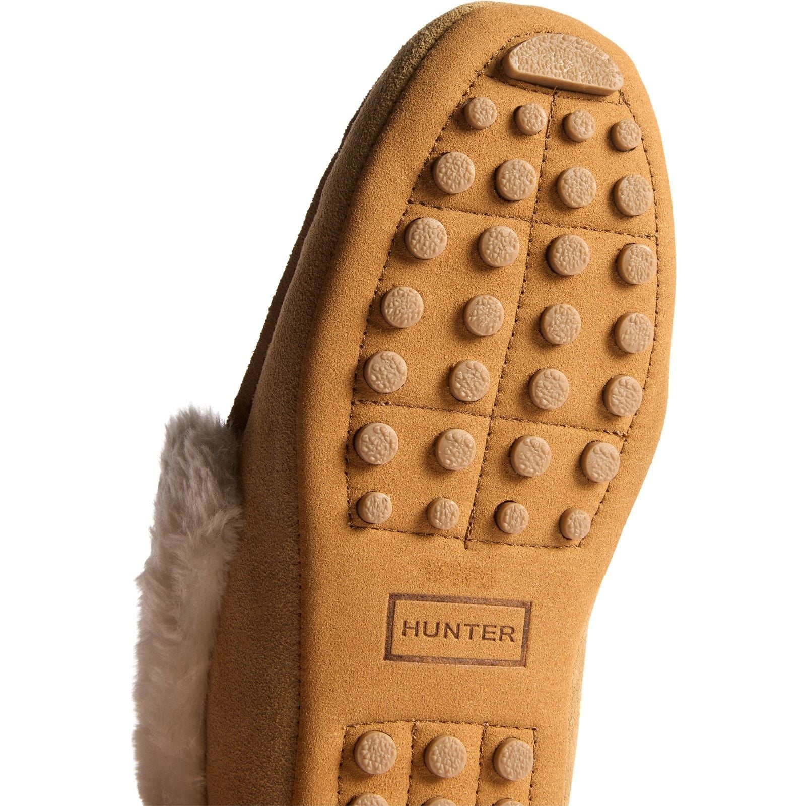 Hunter Womens Womens Moccasin Slipper Sherpa Biscuit - Image 3