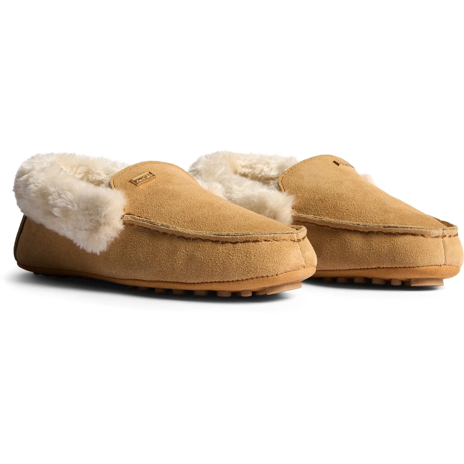 Hunter Womens Womens Moccasin Slipper Sherpa Biscuit - Image 5