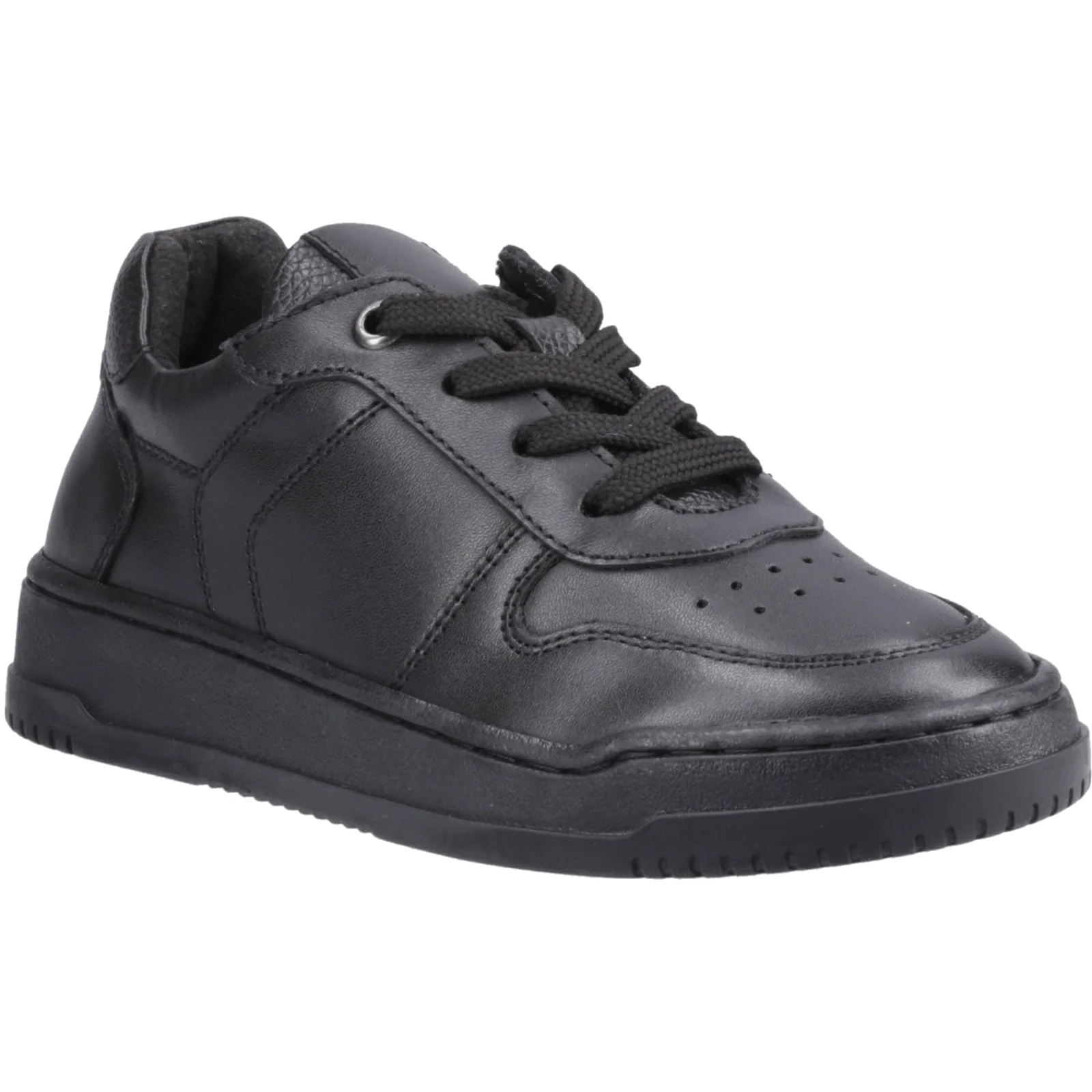 Hush Puppies Boys Dougie Lace Snr Black - Image 5