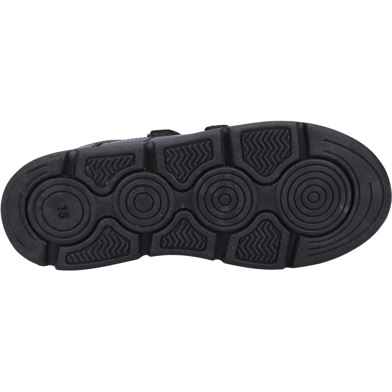 Hush Puppies Boys Lucas SNR Shoe Black - Image 2