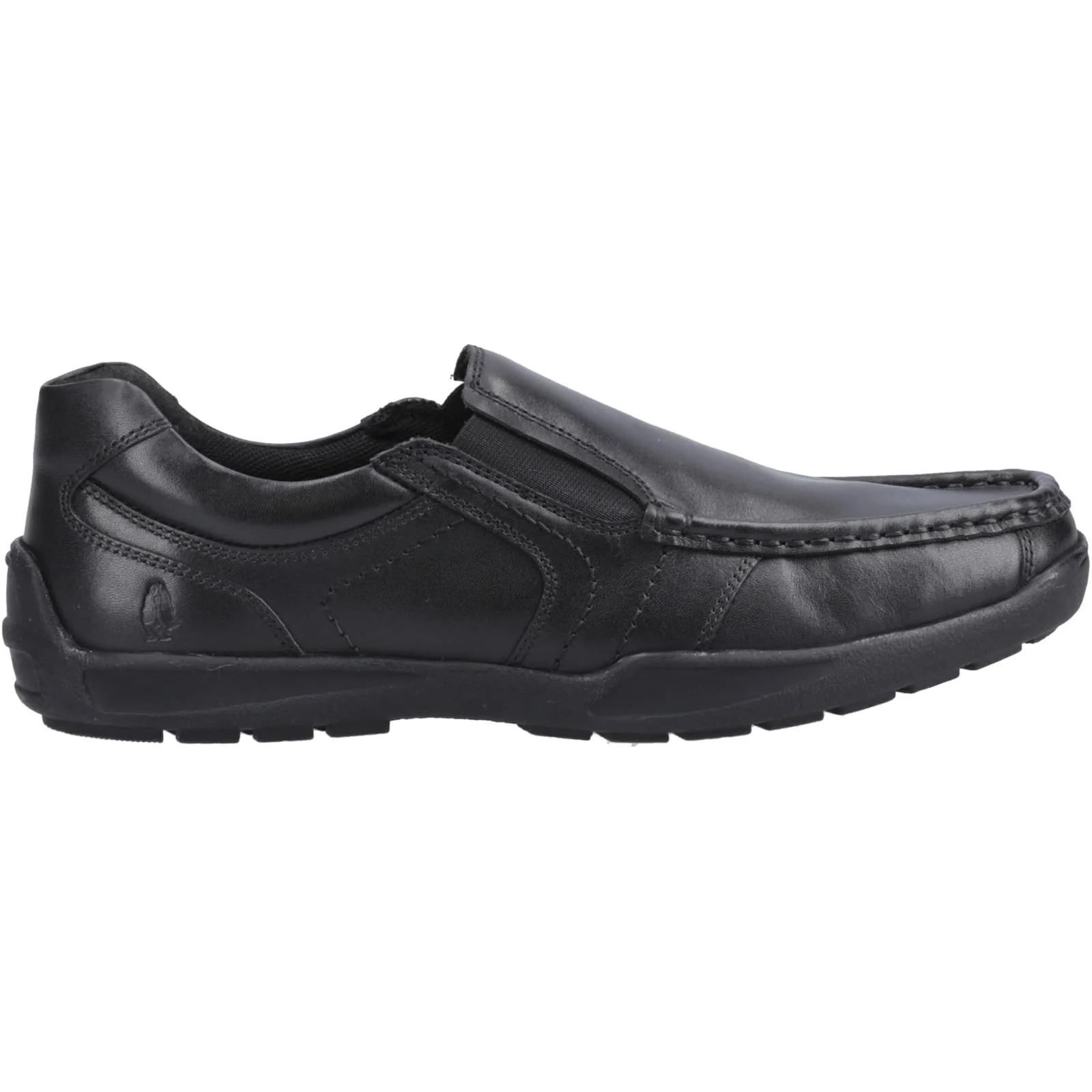 Hush Puppies Boys Morgan Slip On Snr Black