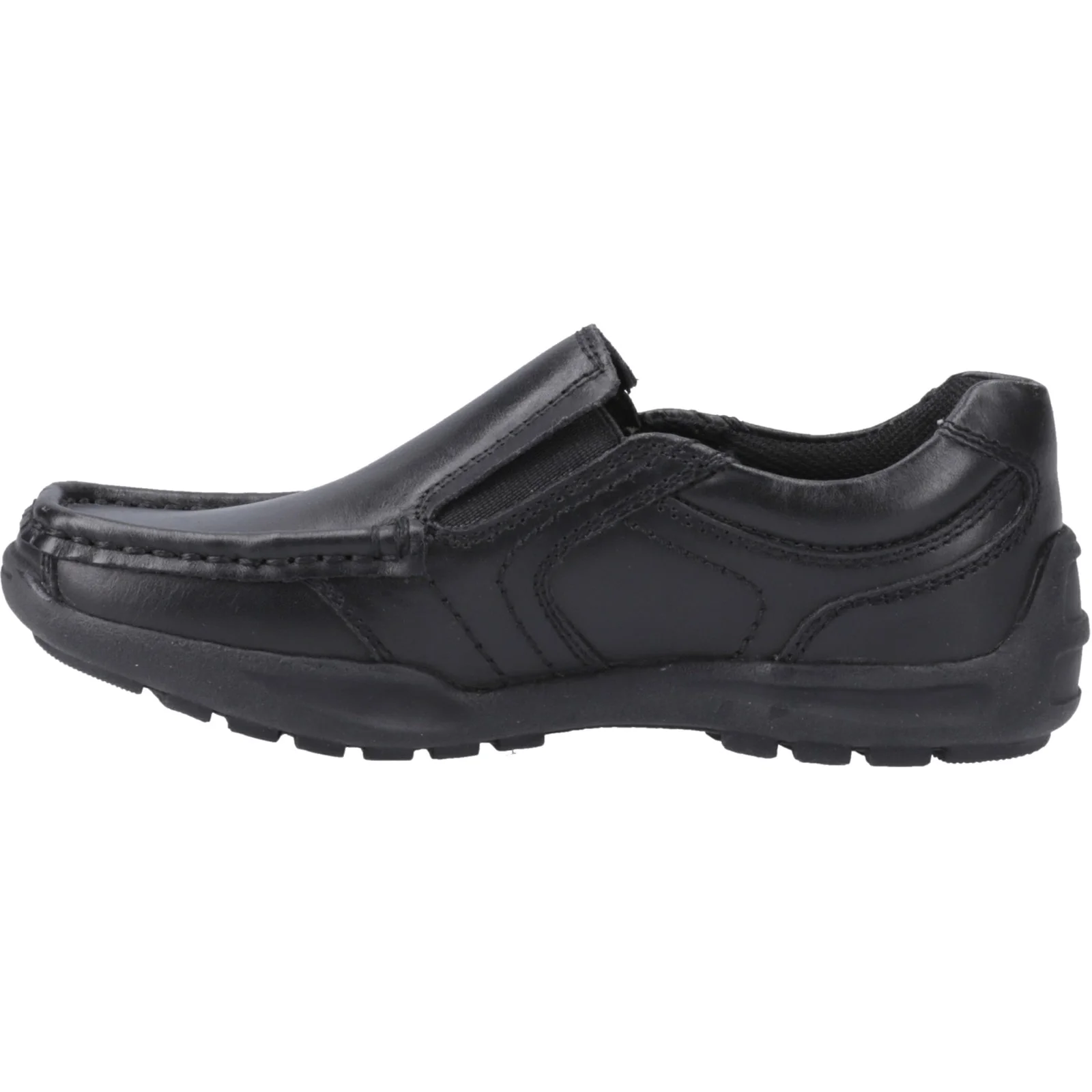 Hush Puppies Boys Morgan Slip On Snr Black - Image 2