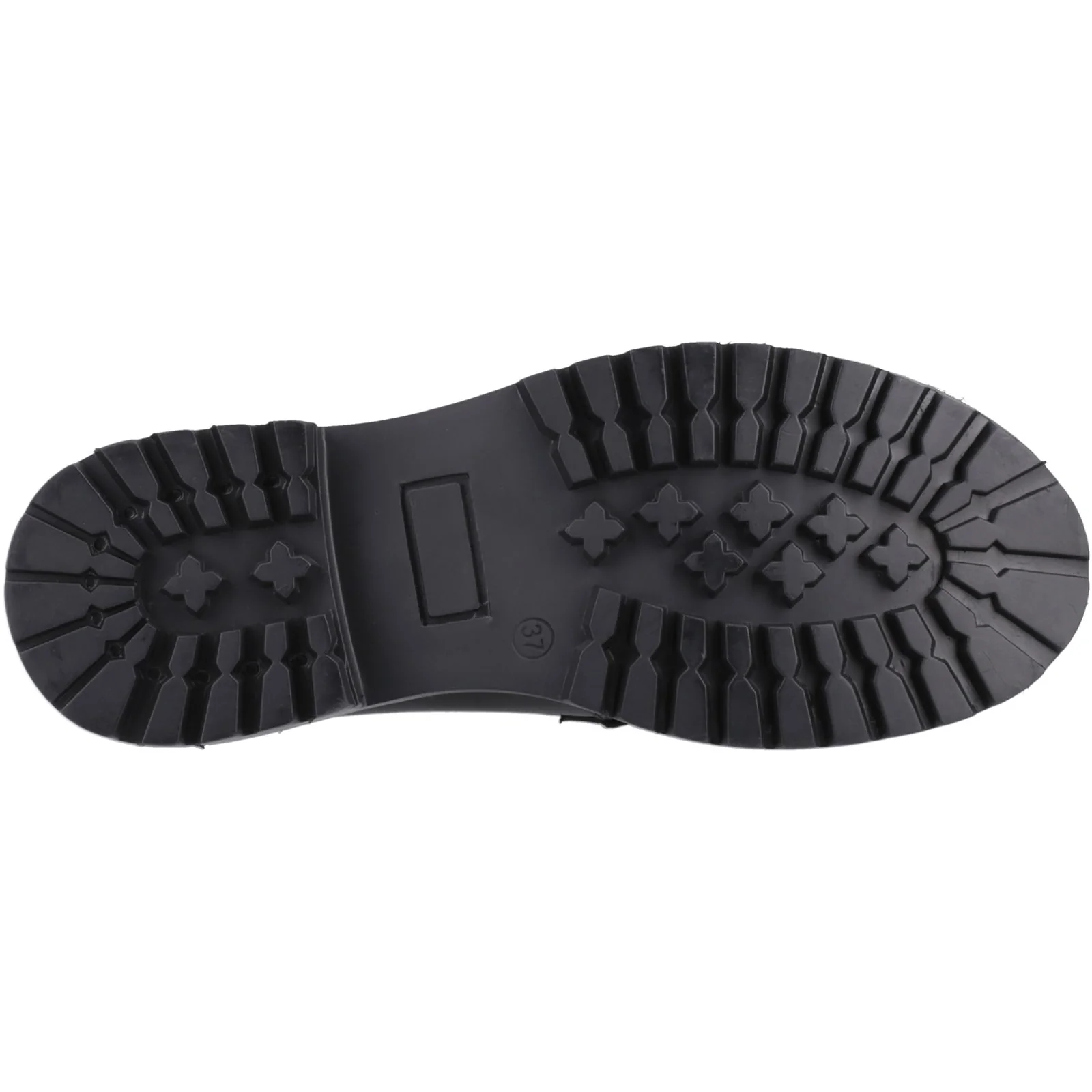 Hush Puppies Girls Abigail Senior Shoe Black - Image 3