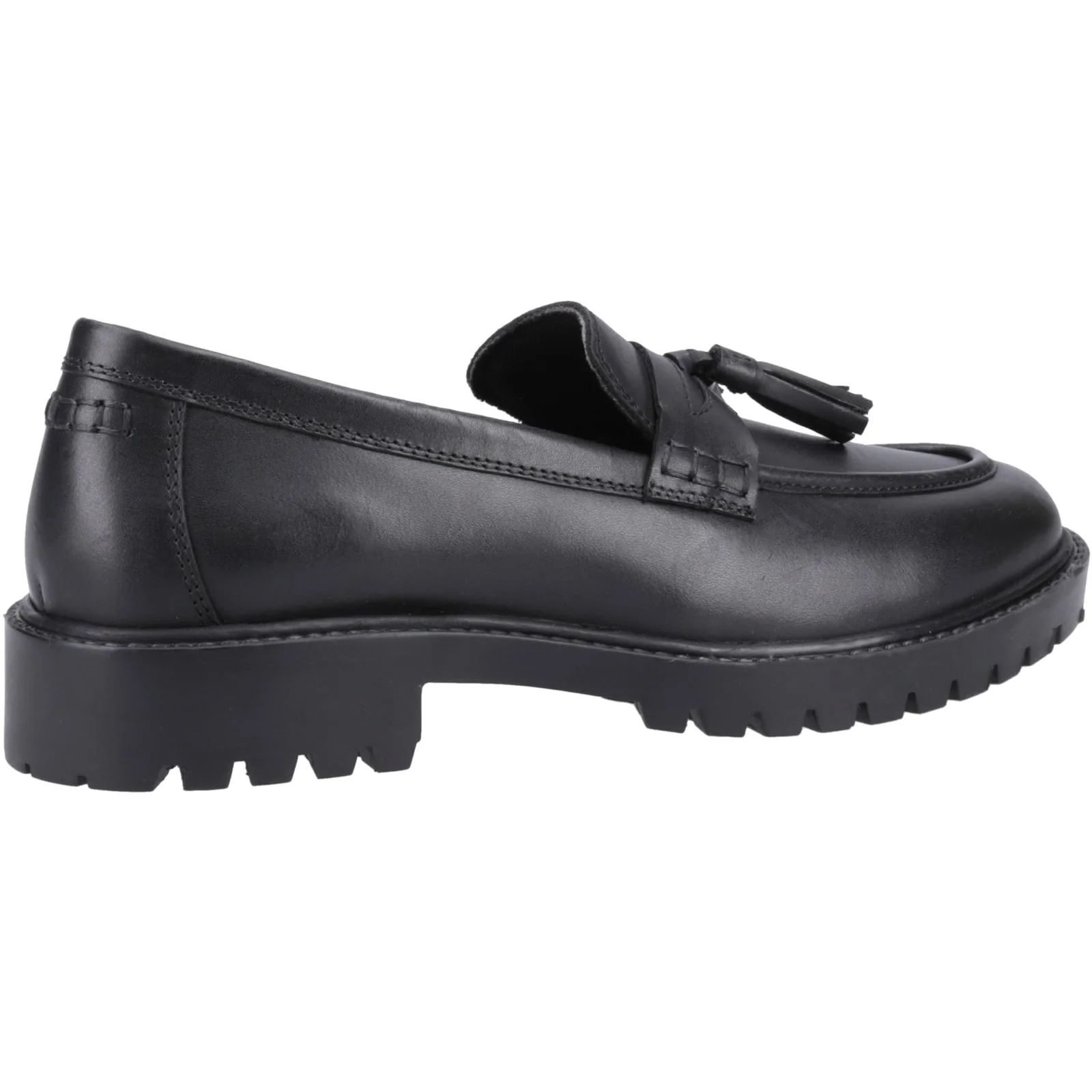 Hush Puppies Girls Abigail Senior Shoe Black - Image 4