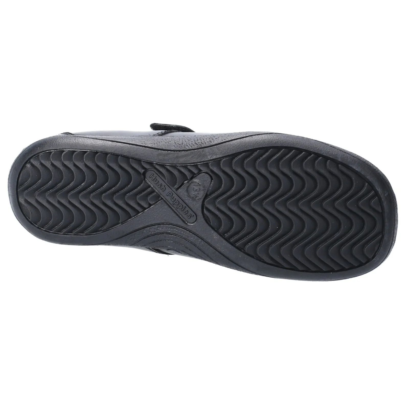 Hush Puppies Girls Amber Senior School Shoe Black - Image 2