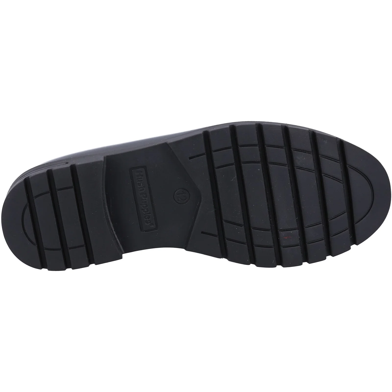 Hush Puppies Girls Hazel Patent SNR Shoe Black - Image 2