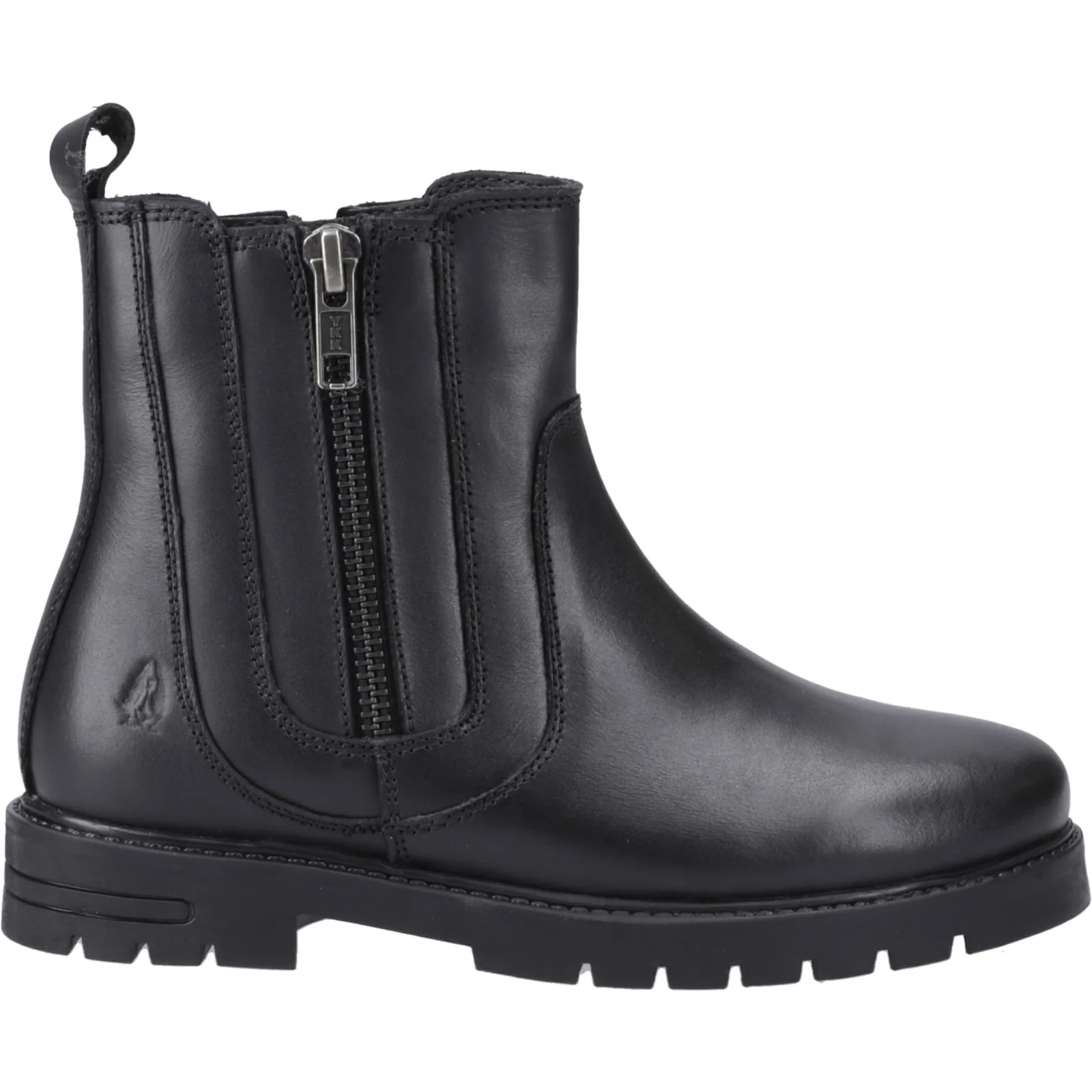 Hush Puppies Girls Liana Zip Boot Snr Black