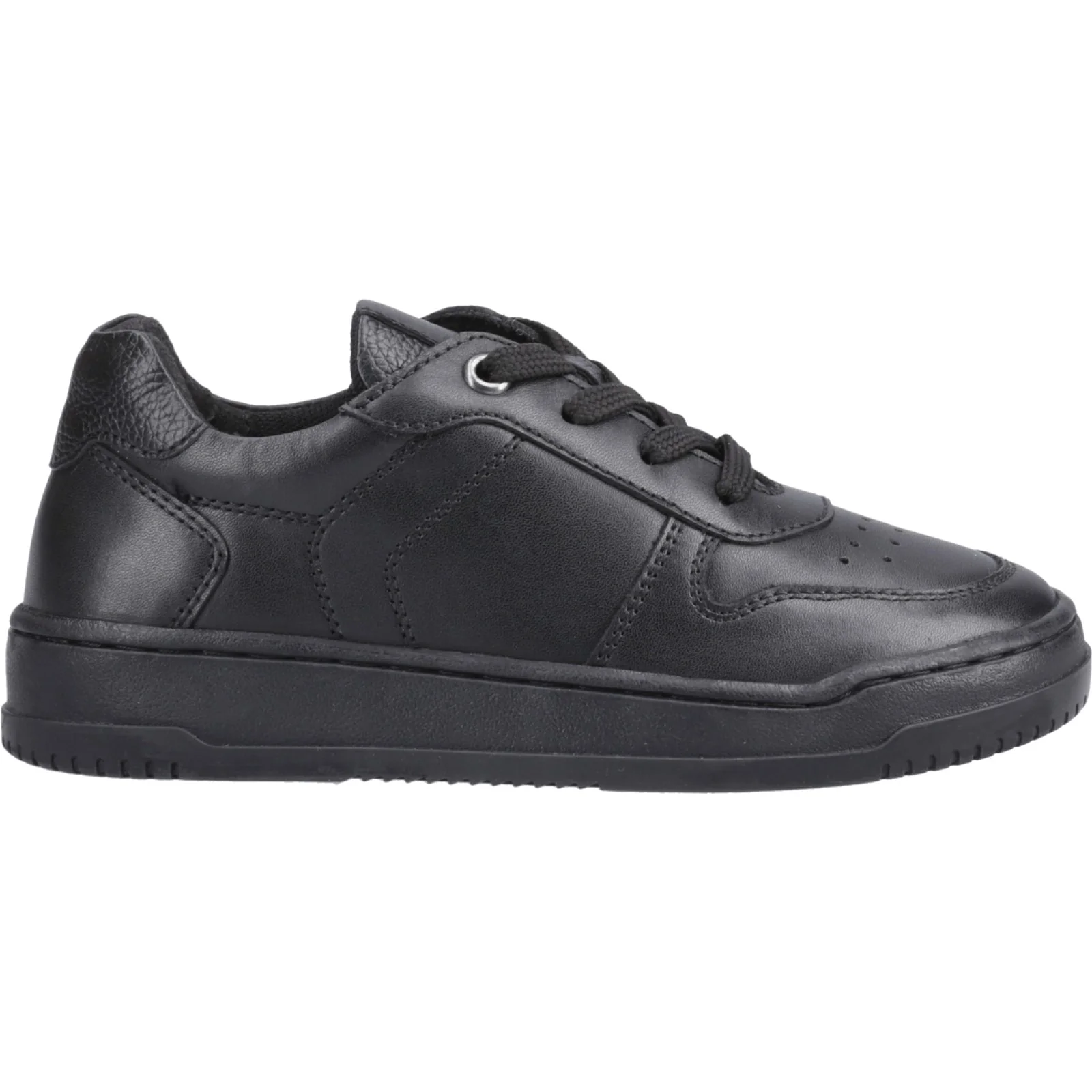 Hush Puppies Junior Boys Dougie Lace Jnr Black