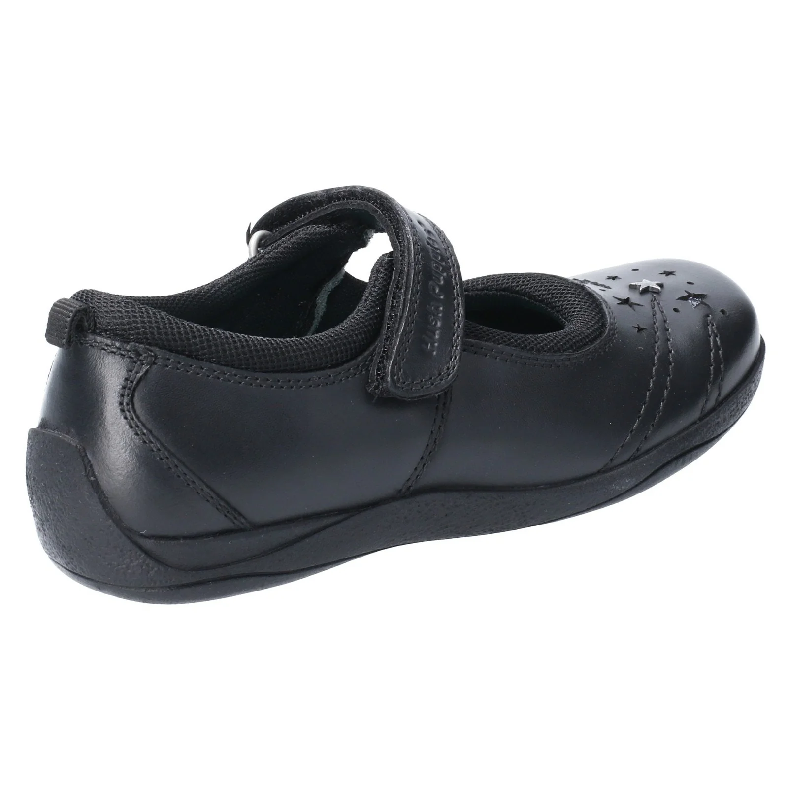 Hush Puppies Junior Girls Amber Junior School Shoe Black - Image 3