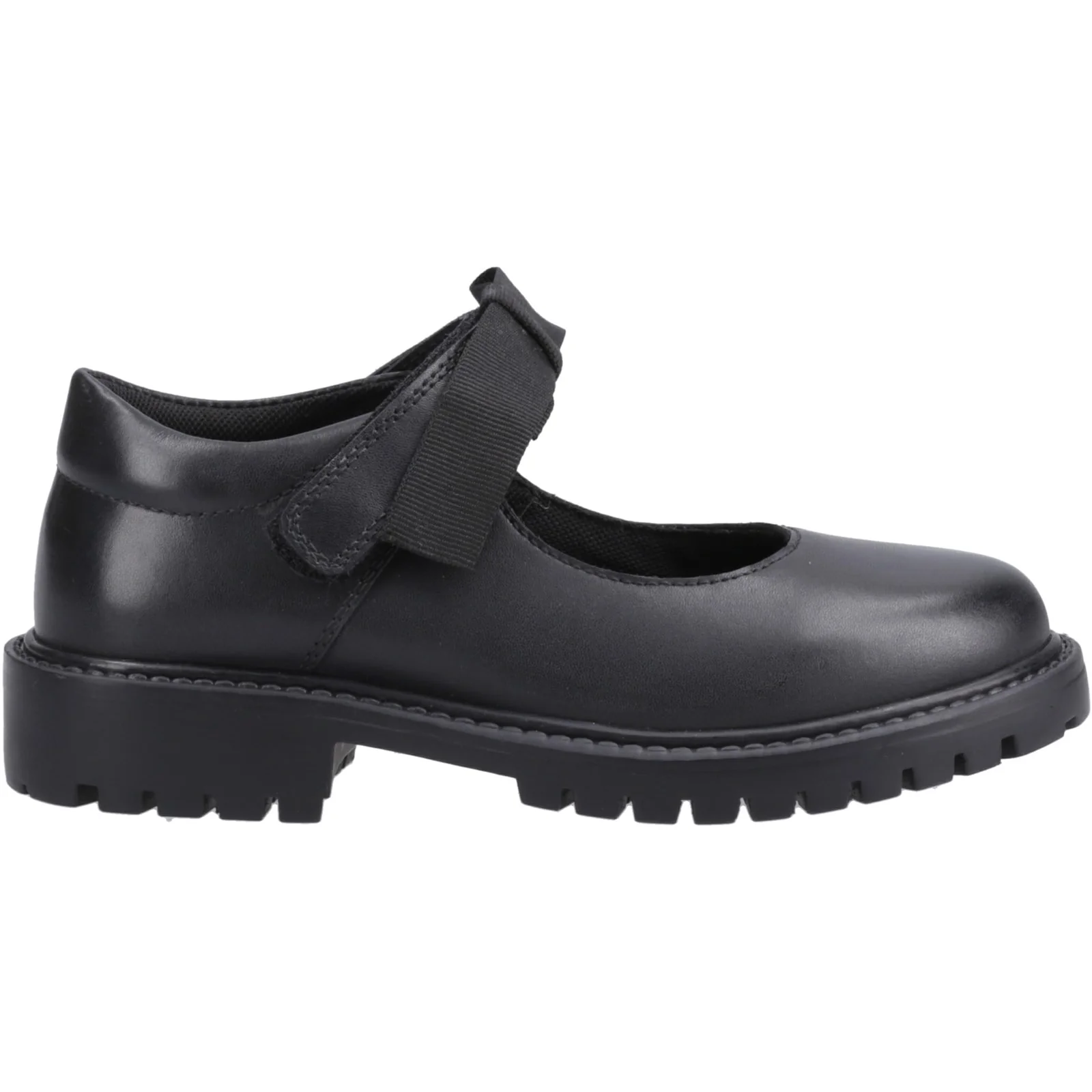 Hush Puppies Junior Girls Astrid Bow Jnr Black