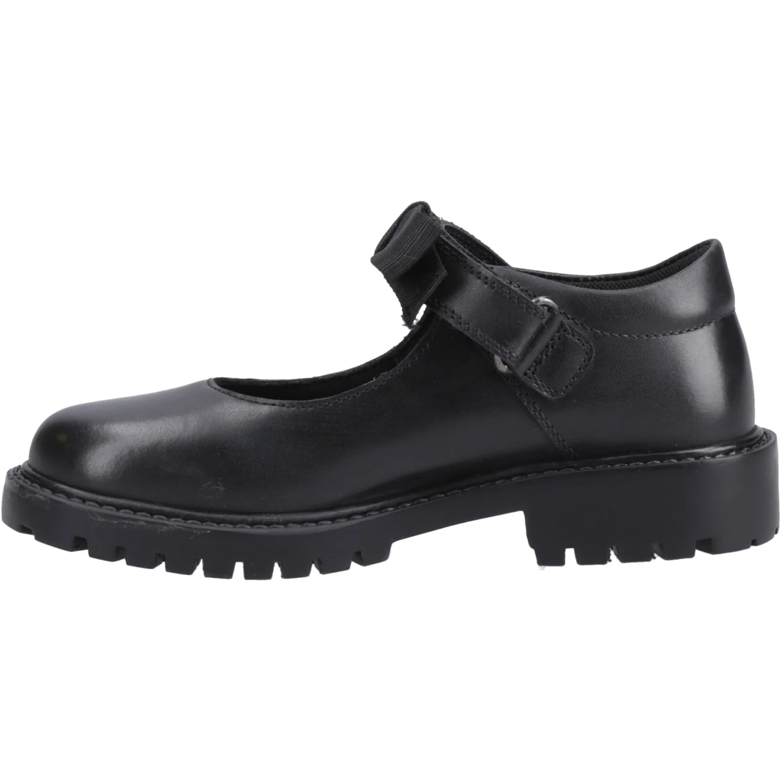 Hush Puppies Junior Girls Astrid Bow Jnr Black - Image 2