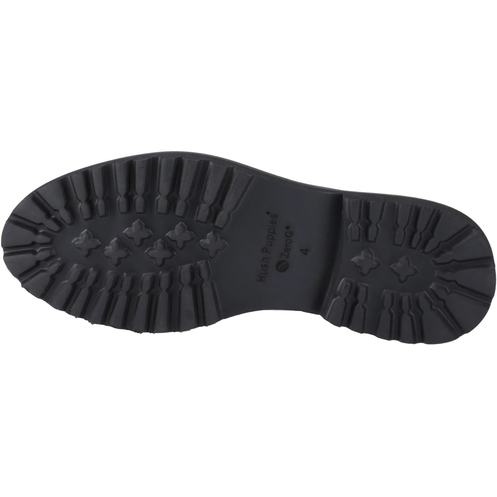 Hush Puppies Junior Girls Gabi Lace Up Jnr Black - Image 3