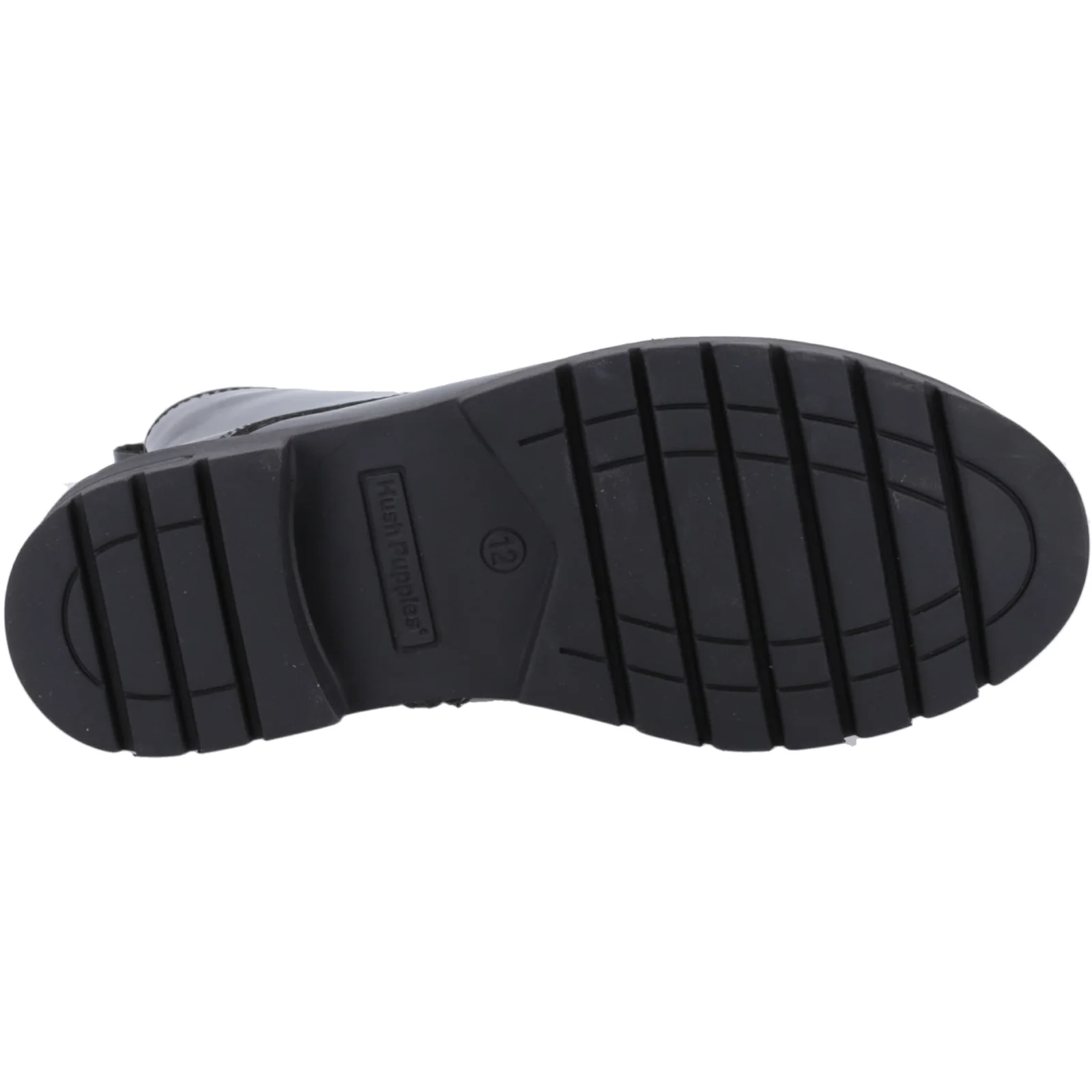 Hush Puppies Junior Girls Lauren Patent Junior Shoe Black - Image 3