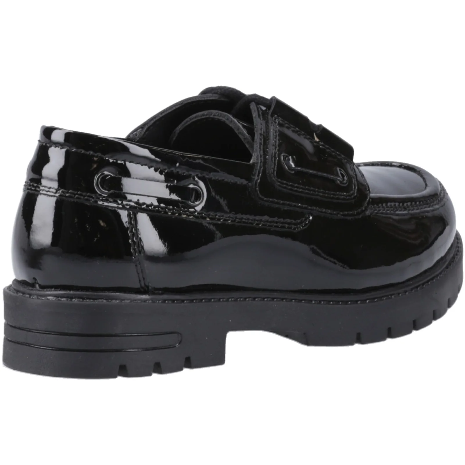 Hush Puppies Junior Girls Lucy Patent Jnr Black - Image 4