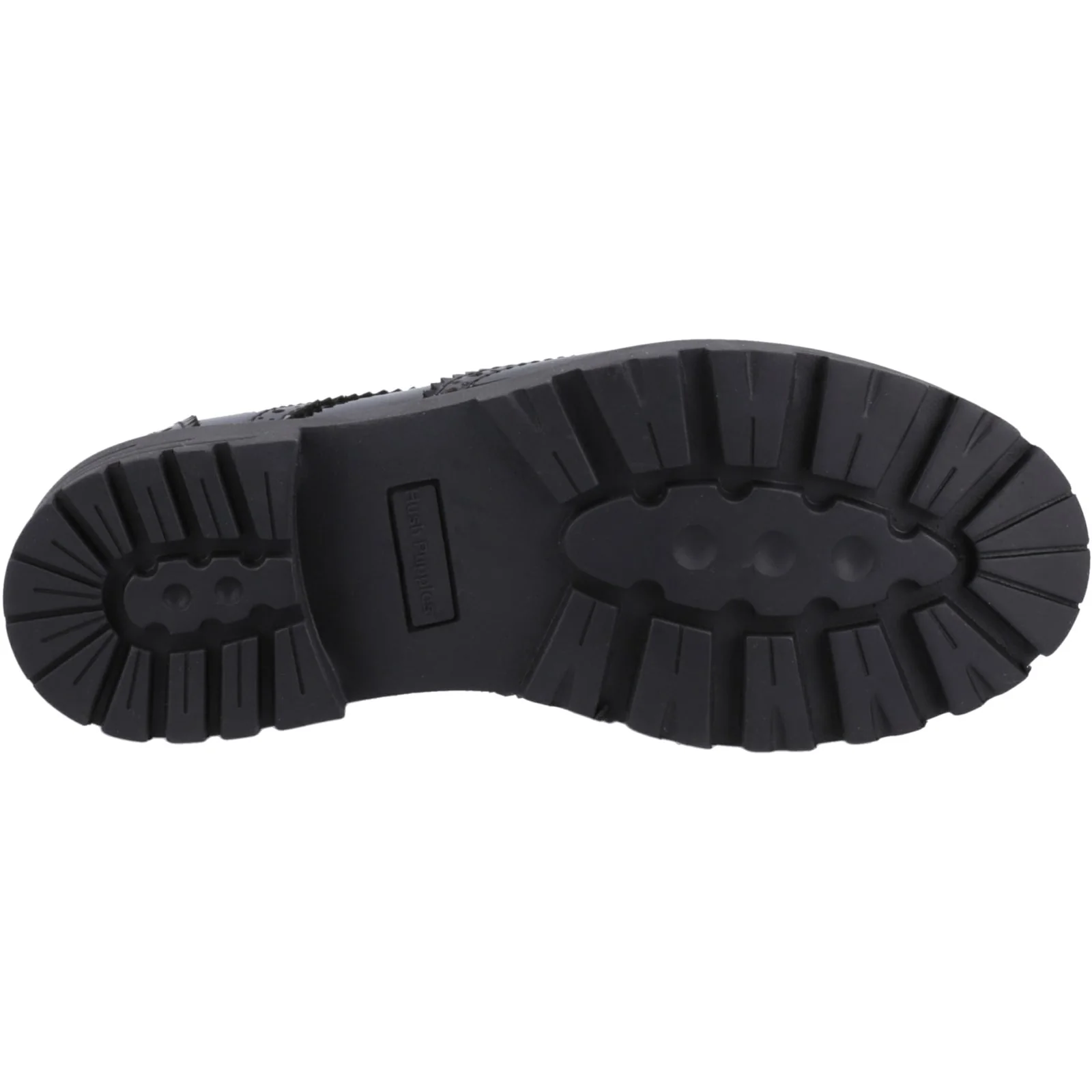 Hush Puppies Junior Girls Maxine Patent Junior Shoe Black - Image 3