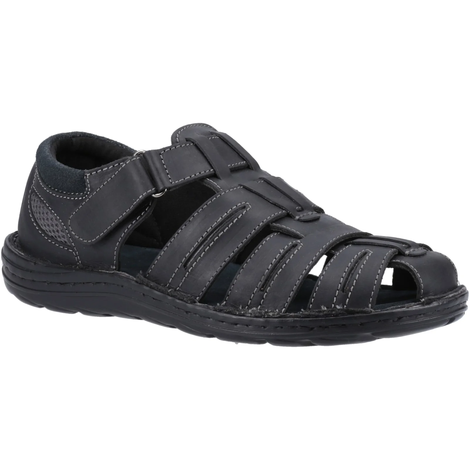 Hush Puppies Mens Albert Fisherman Sandal Black - Image 5