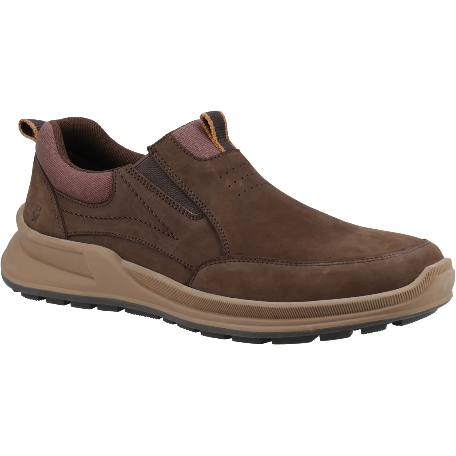 Hush Puppies Mens Arthur Slip On Shoe Brown - Image 4