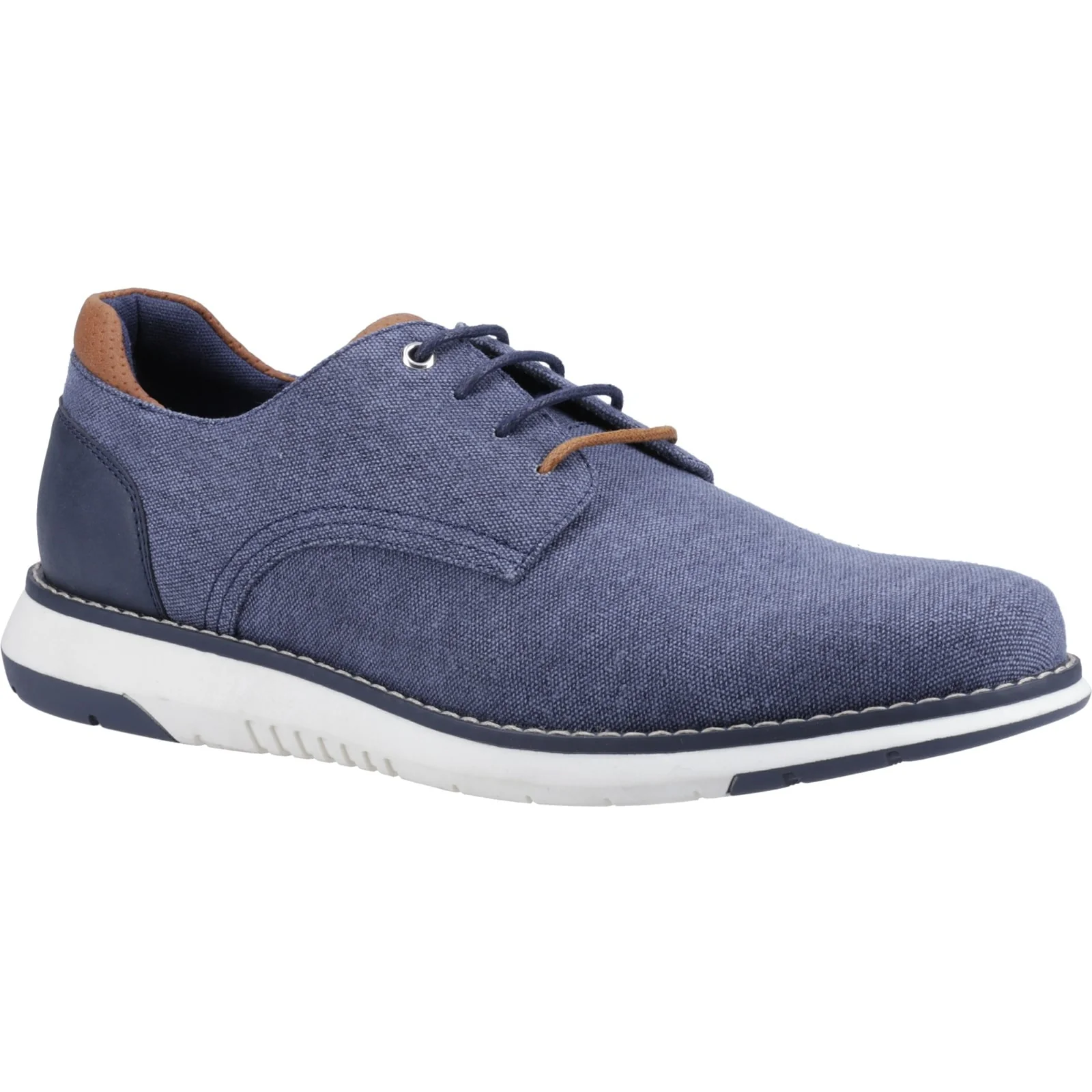 Hush Puppies Mens Bruce Lace Up Shoe Navy - Image 4