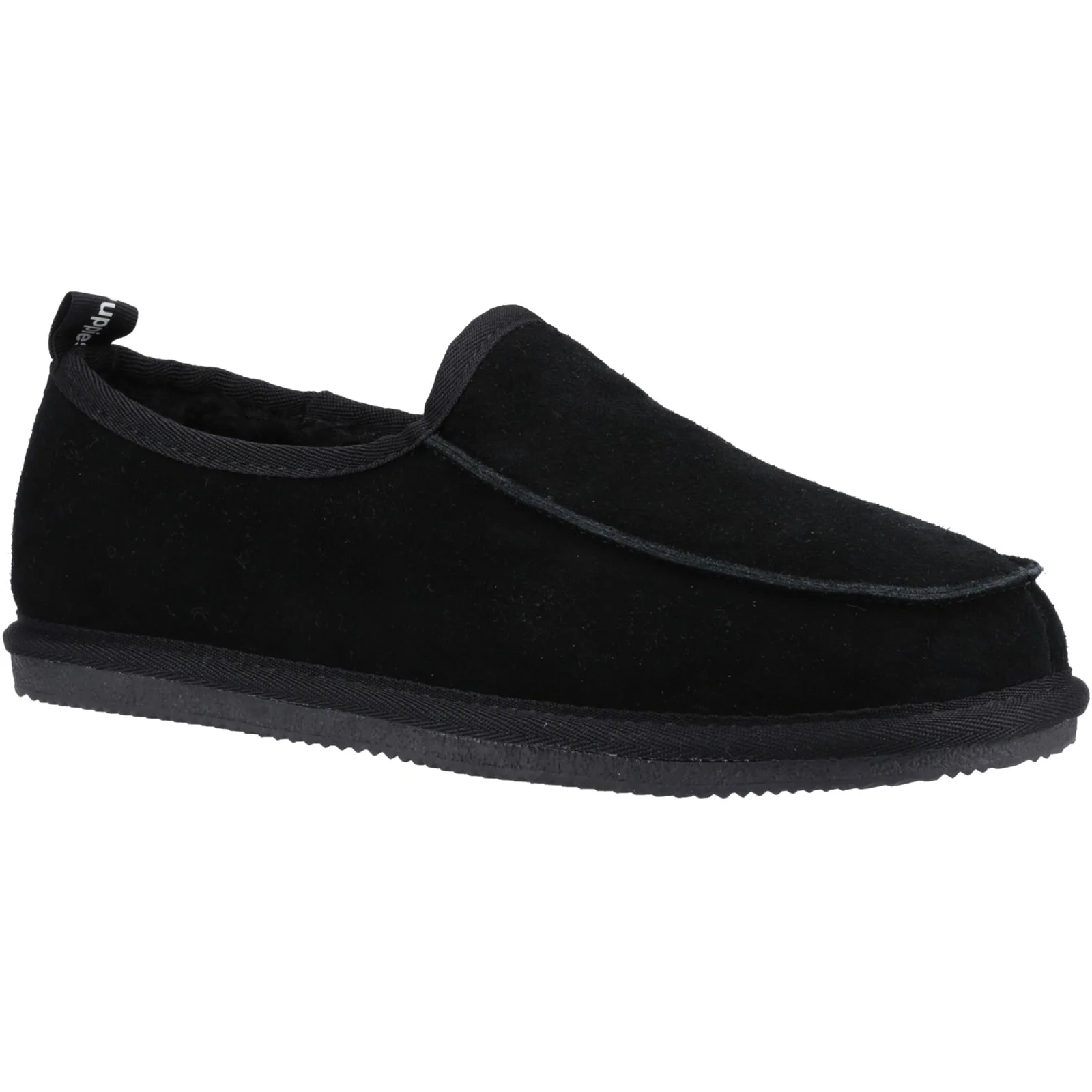 Hush Puppies Mens Charles Slippers Black - Image 5