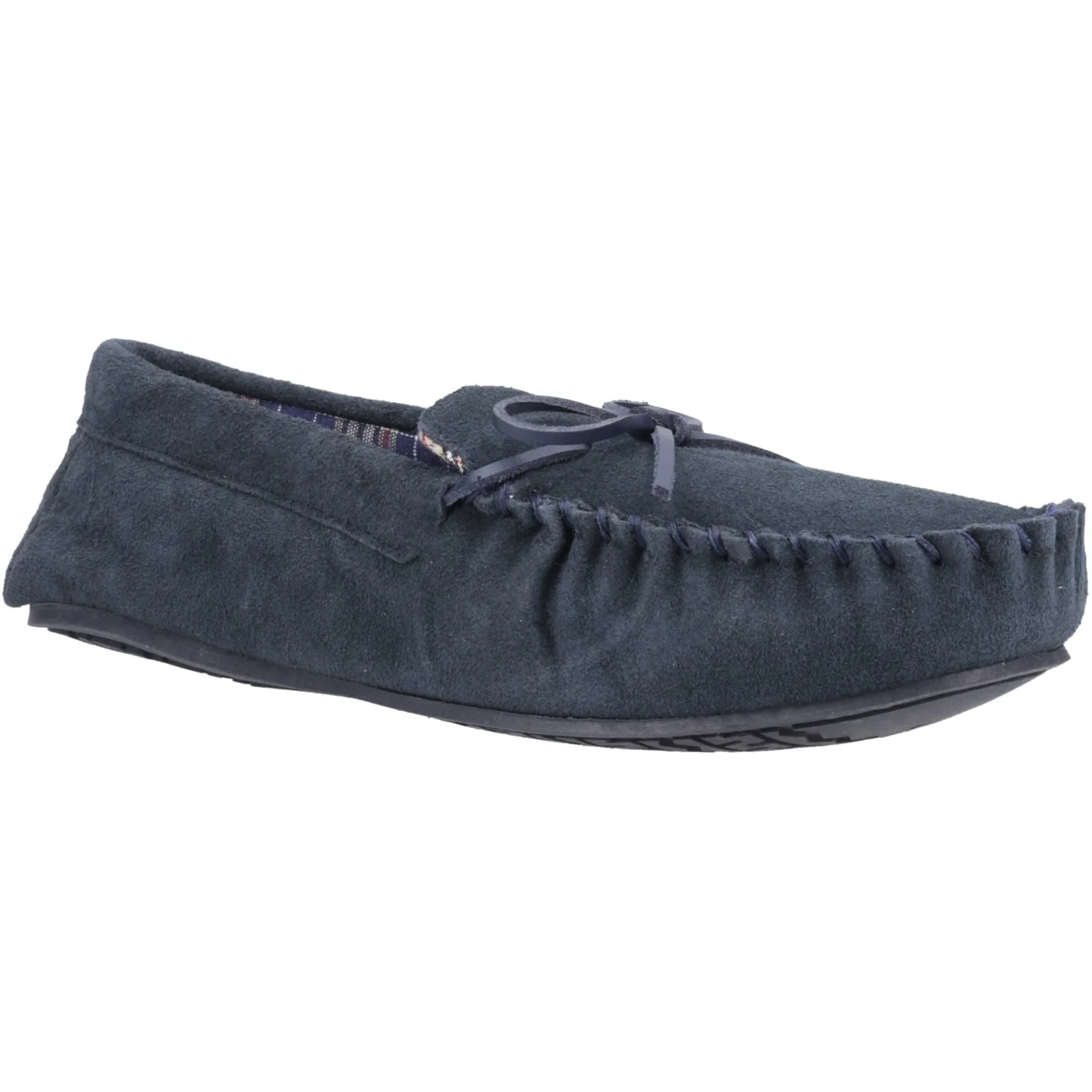 Hush Puppies Mens Clyde Slippers Navy - Image 5