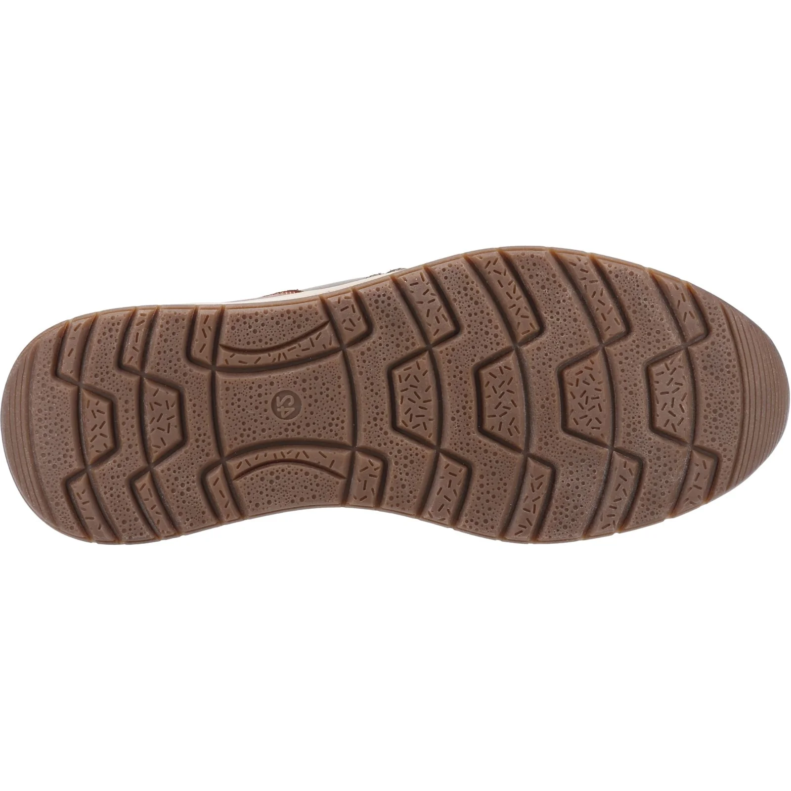 Hush Puppies Mens Cole Shoe Khaki/Navy/Tan Leather Mix - Image 2