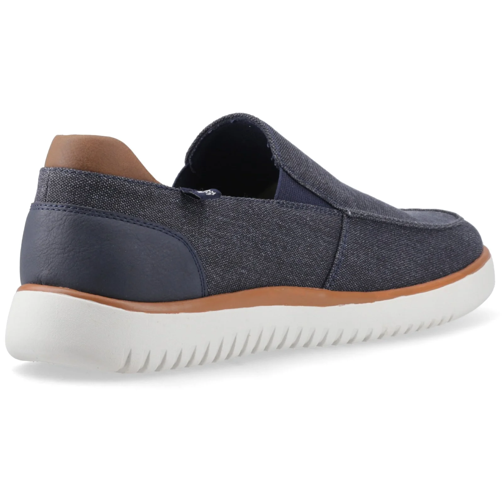 Hush Puppies Mens Damon Slip on Navy - Image 4