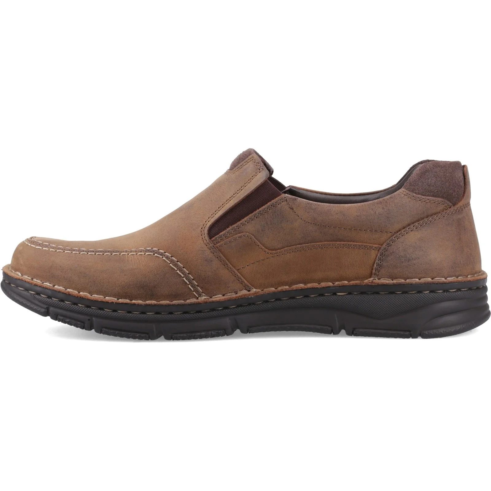 Hush Puppies Mens Franco Slip on Tan - Image 2