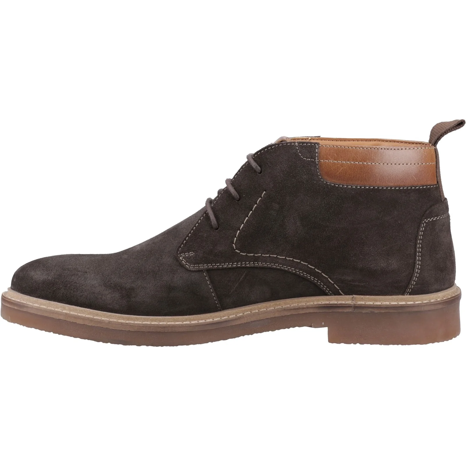 Hush Puppies Mens Gideon Chukka Boot Chocolate - Image 2