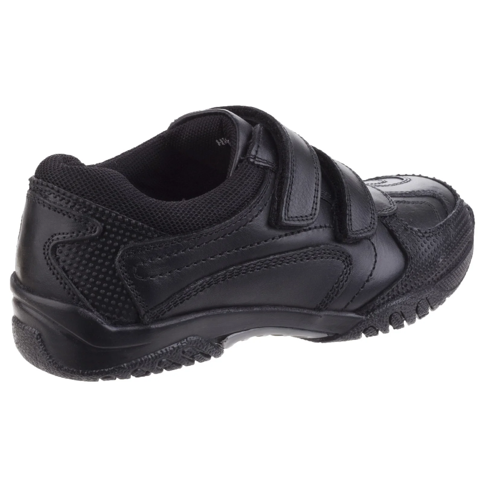 Hush Puppies Mens Jezza Senior School Shoe Black - Image 3