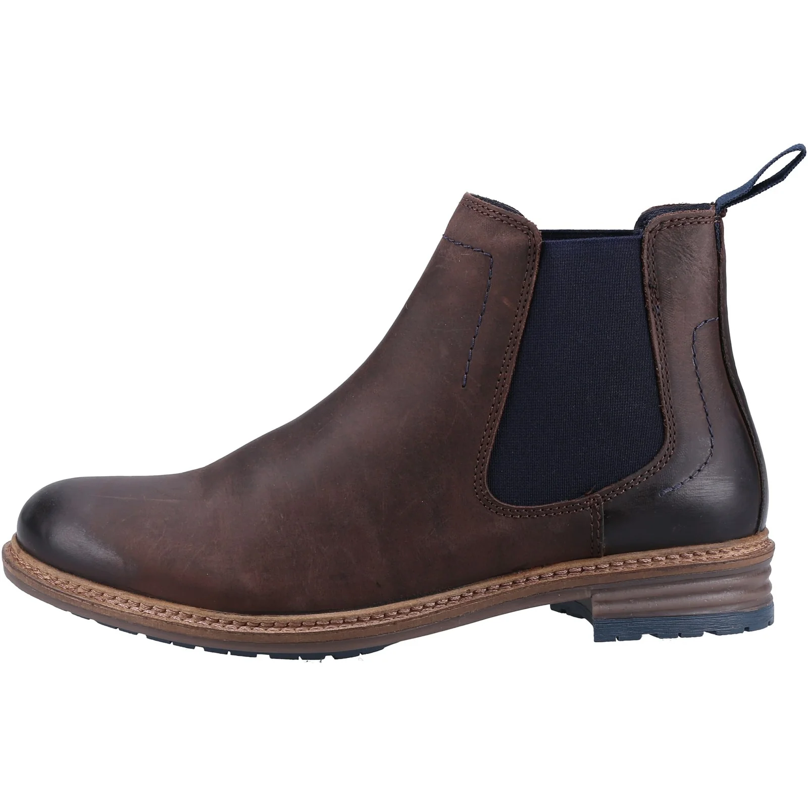 Hush Puppies Mens Justin Chelsea Boot Brown - Image 2