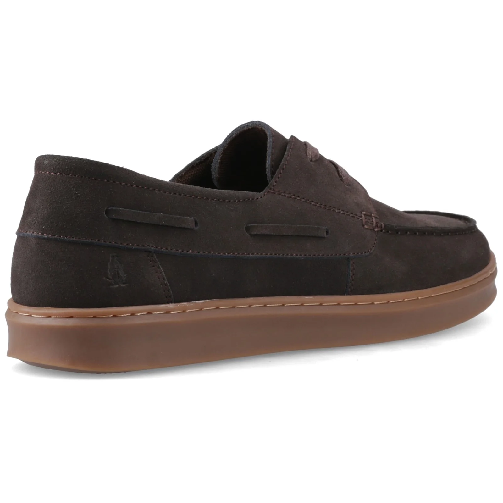 Hush Puppies Mens Madden Boat Shoe Chocolate - Image 4