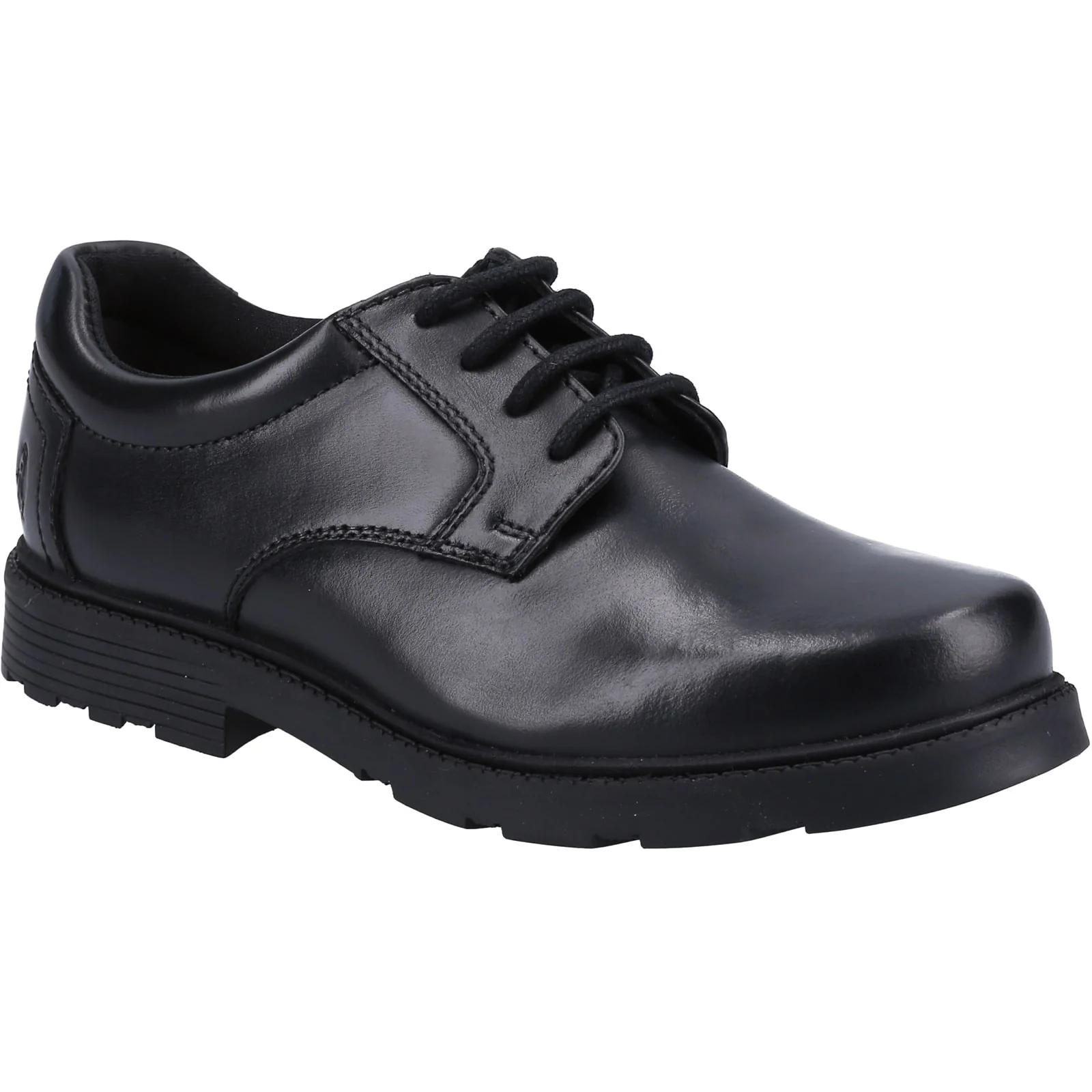 Hush Puppies Mens Oliver SNR Shoe Black - Image 4