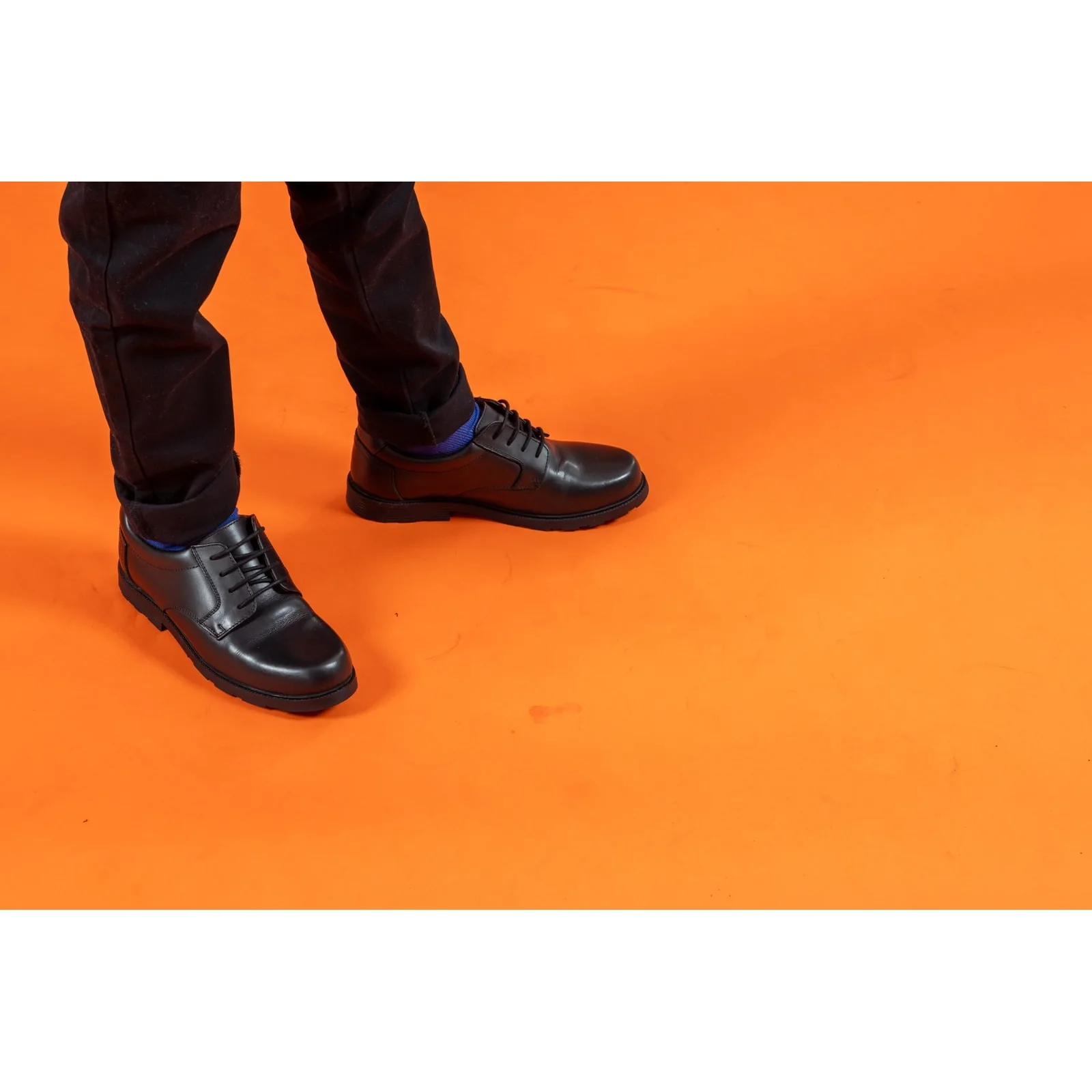 Hush Puppies Mens Oliver SNR Shoe Black - Image 5
