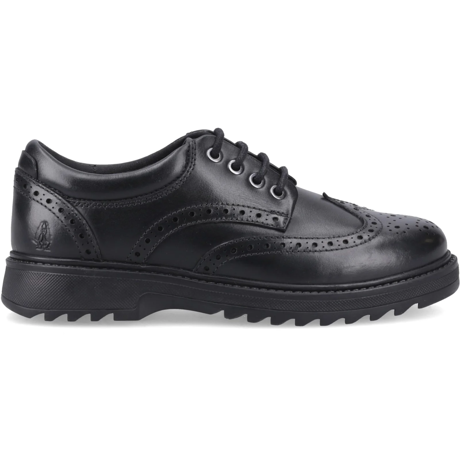 Hush Puppies Mens ROMEO BROGUE SNR2 Black