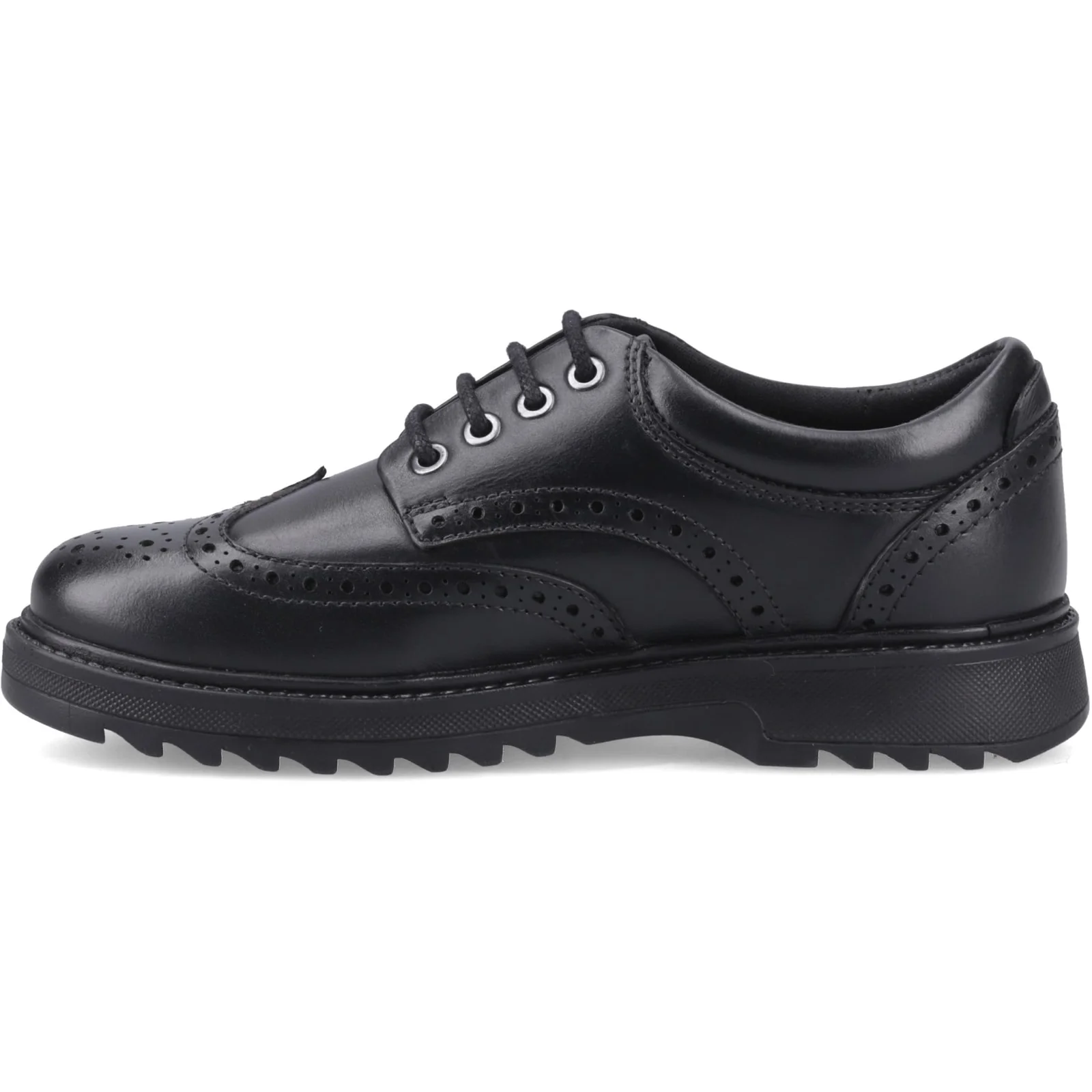 Hush Puppies Mens ROMEO BROGUE SNR2 Black - Image 2