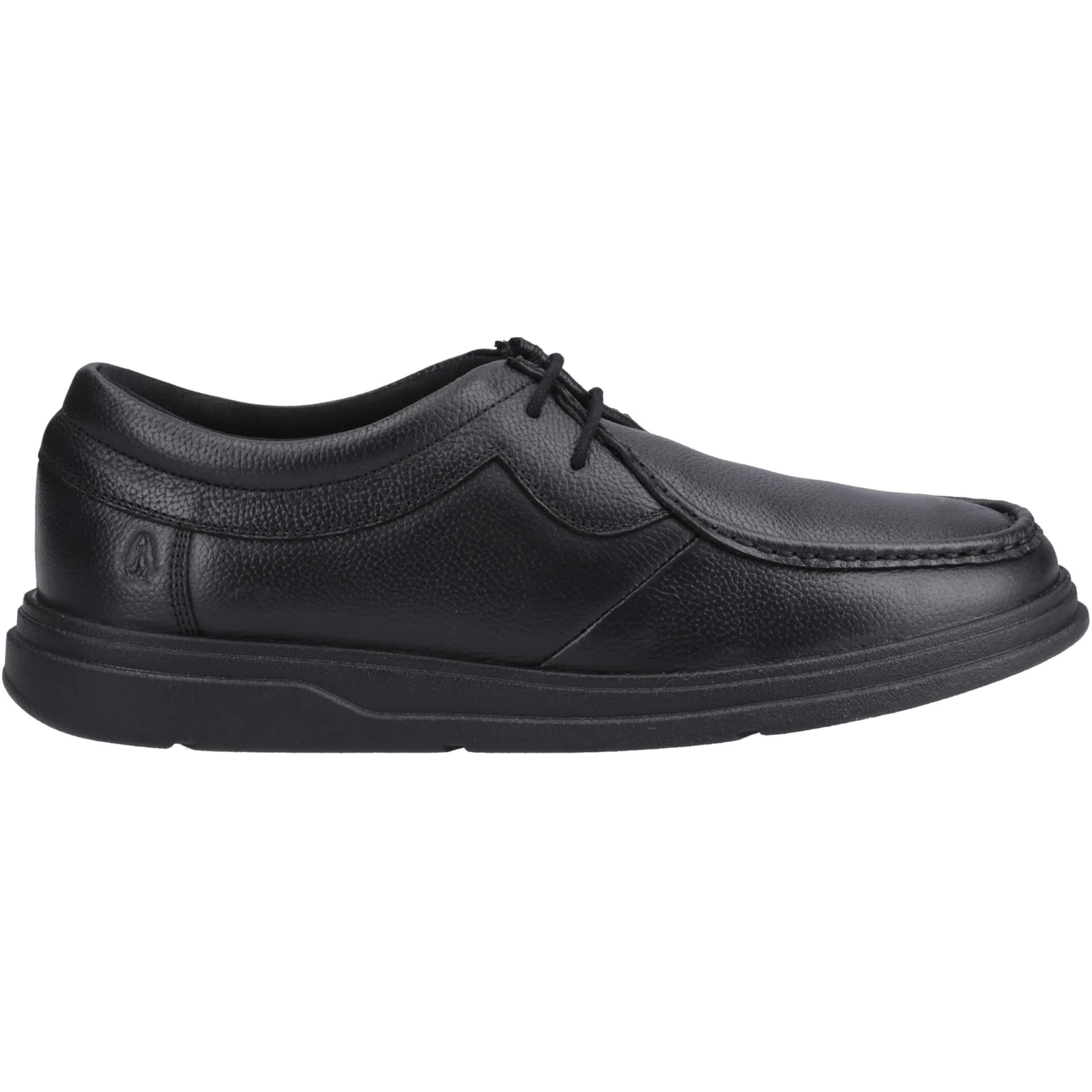 Hush Puppies Mens Ronan Mocc Toe Snr Black